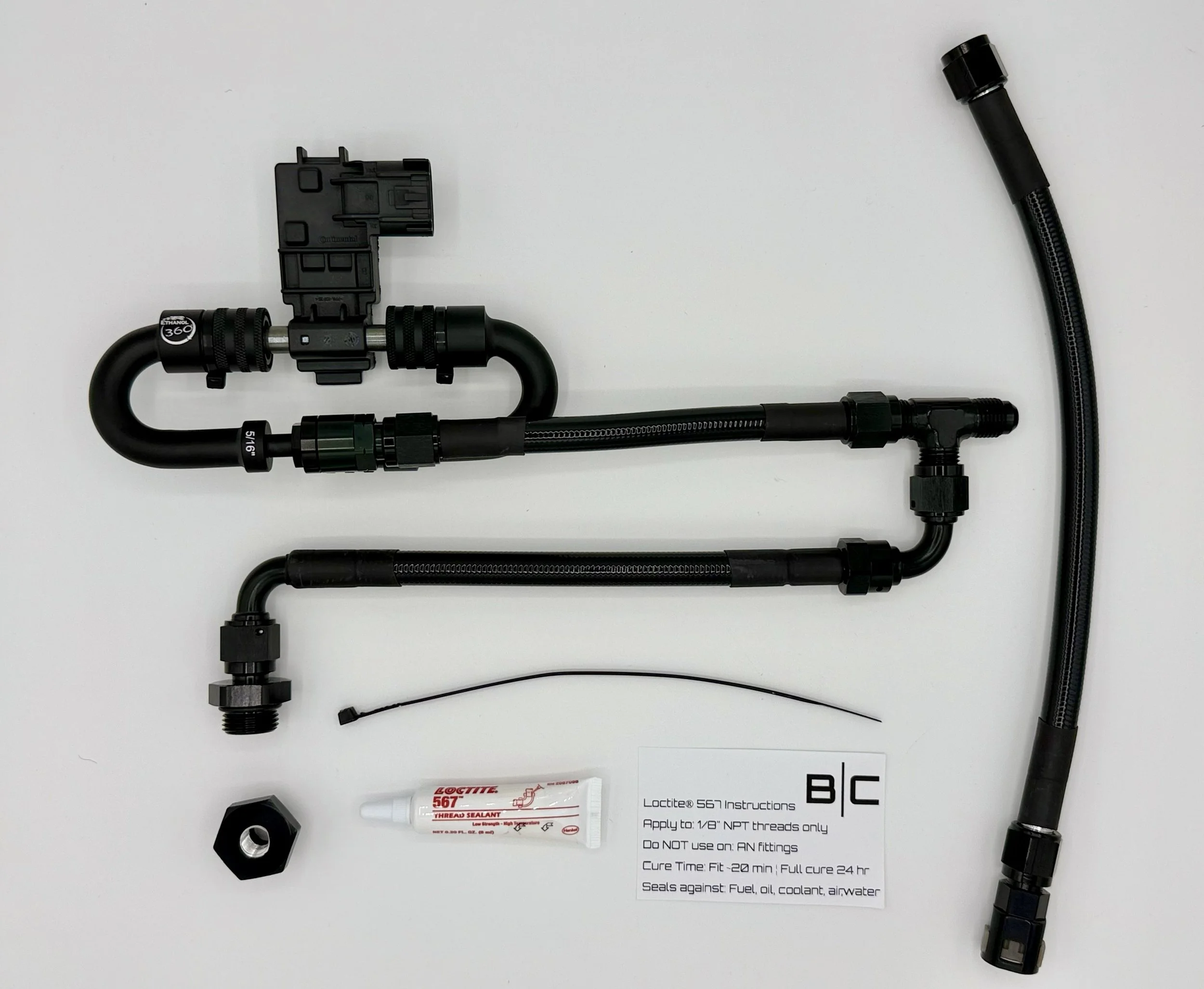 フィットライン G8x Port Injection Fuel Line Kit — Bend Calibration