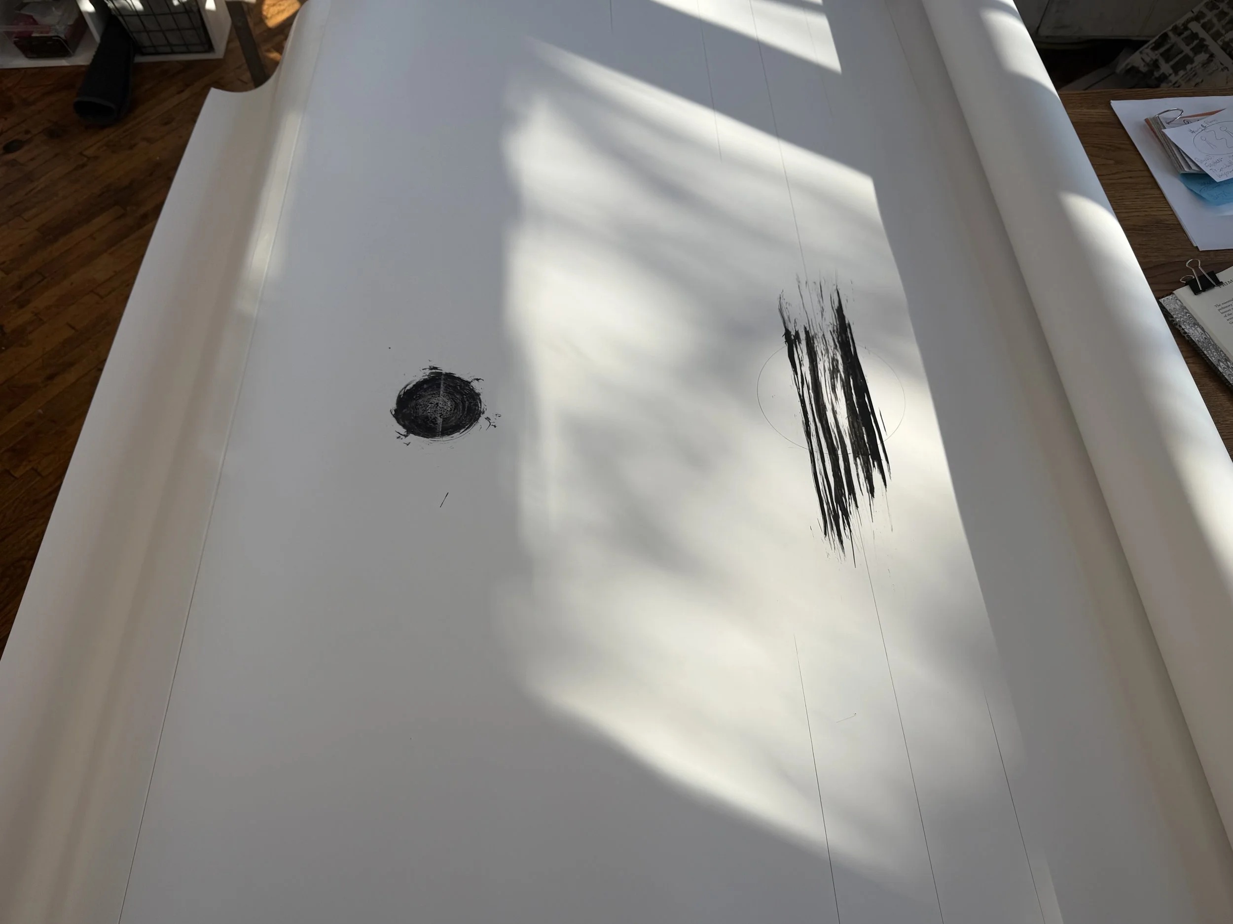 Drawing simple shapes first