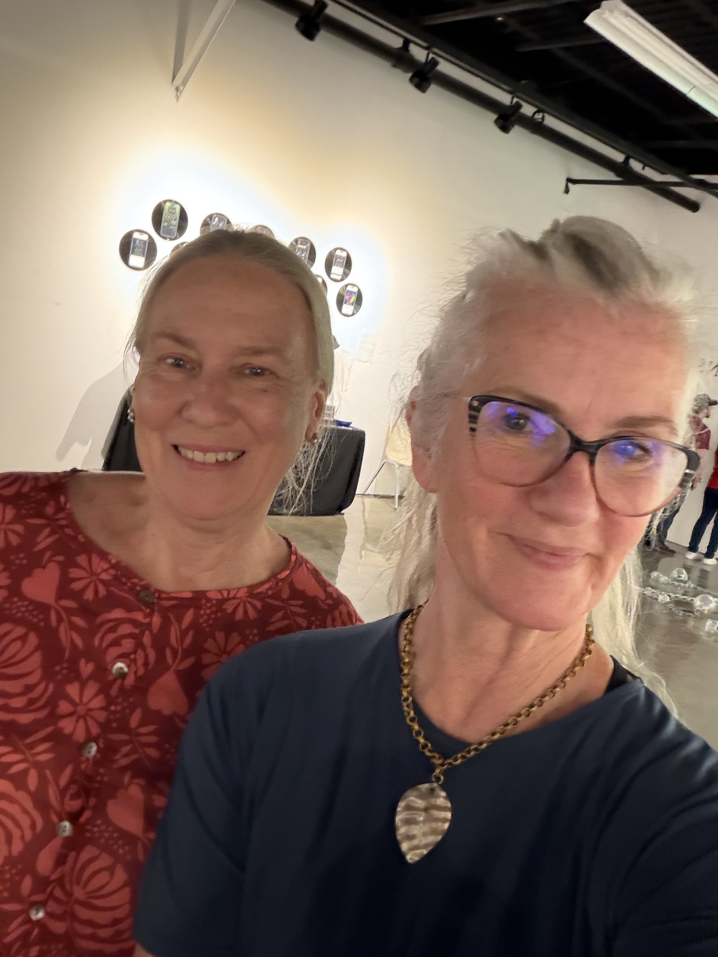 Professor Erin Palmer and me