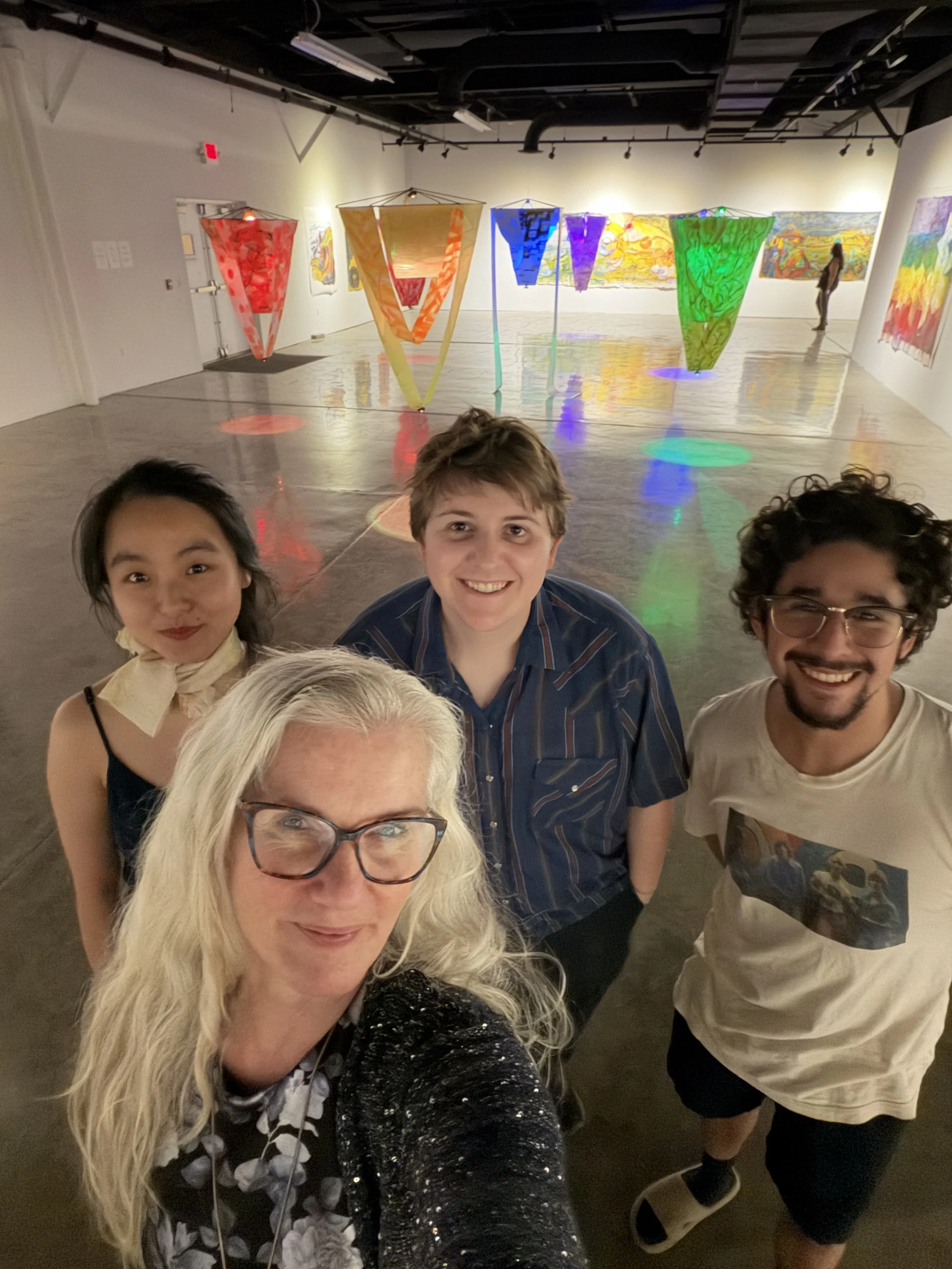 Nancy, Cas, Josh - fellow MFA crew
