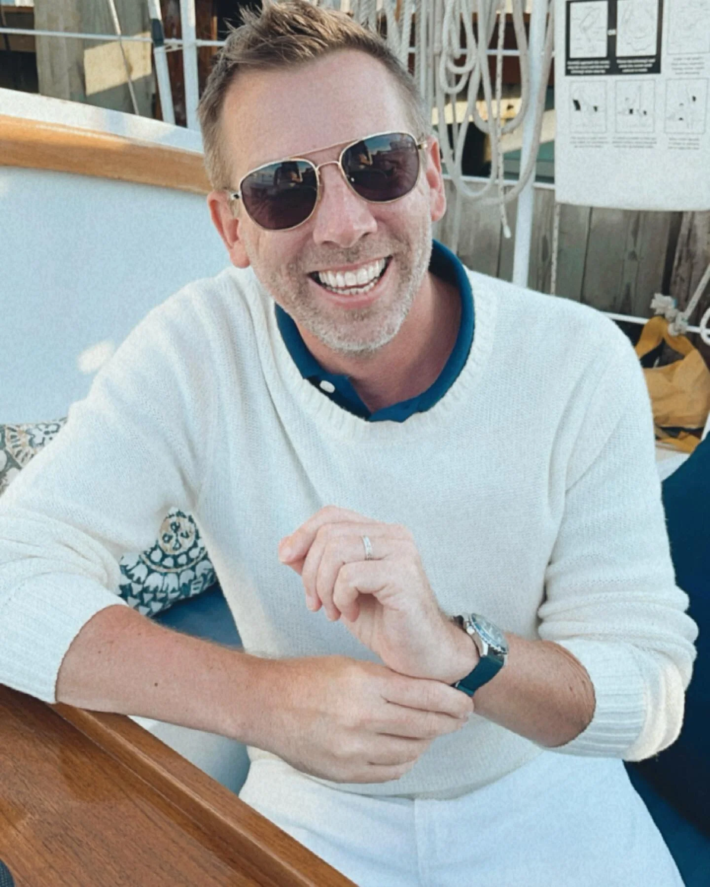 My dashing escort for the weekend. Built for land and sea.