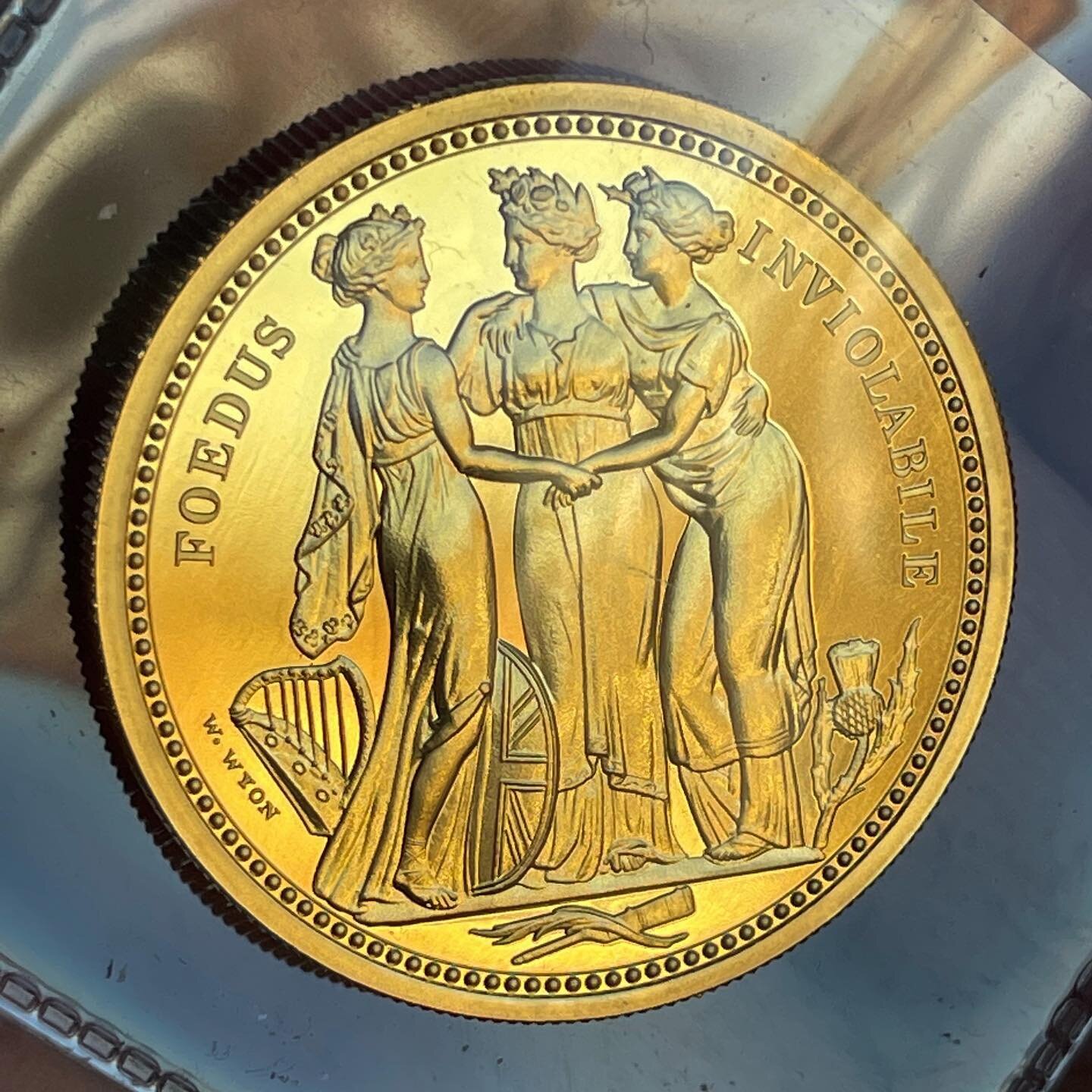 The extremely beautiful gold 2oz three graces has arrived. This is the one everybody wants! #numismatics #goldporn