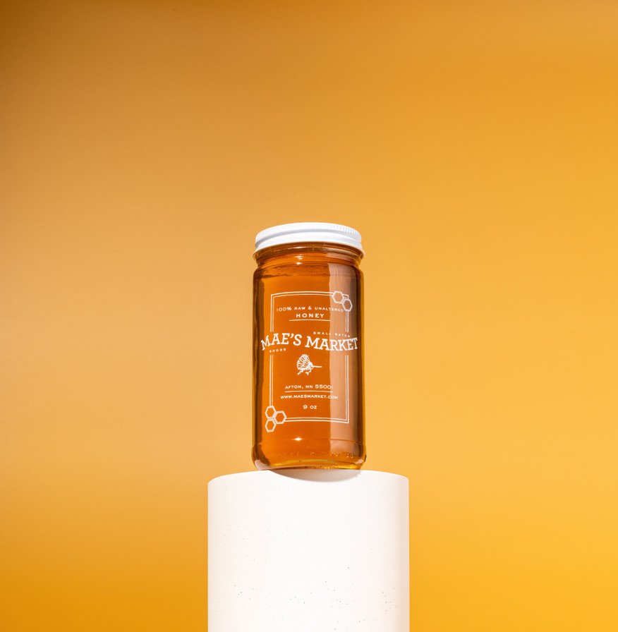 light amber raw honey