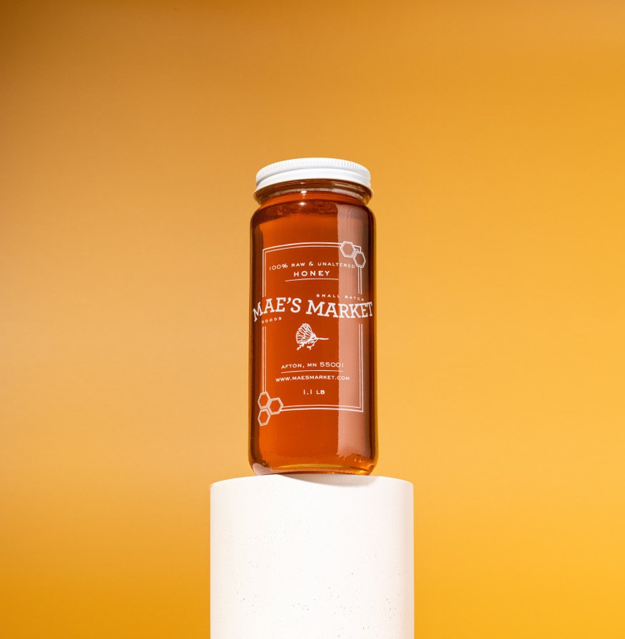 light amber raw honey