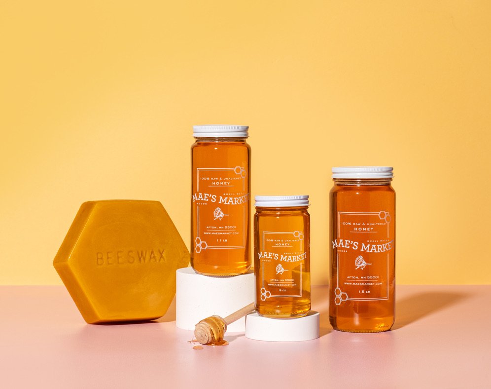 light amber raw honey