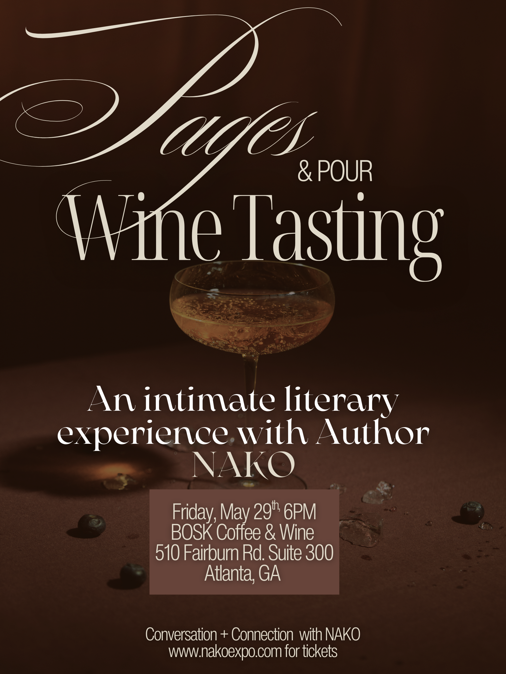 Brown and Beige Elegant Wine Tasting Poster.png