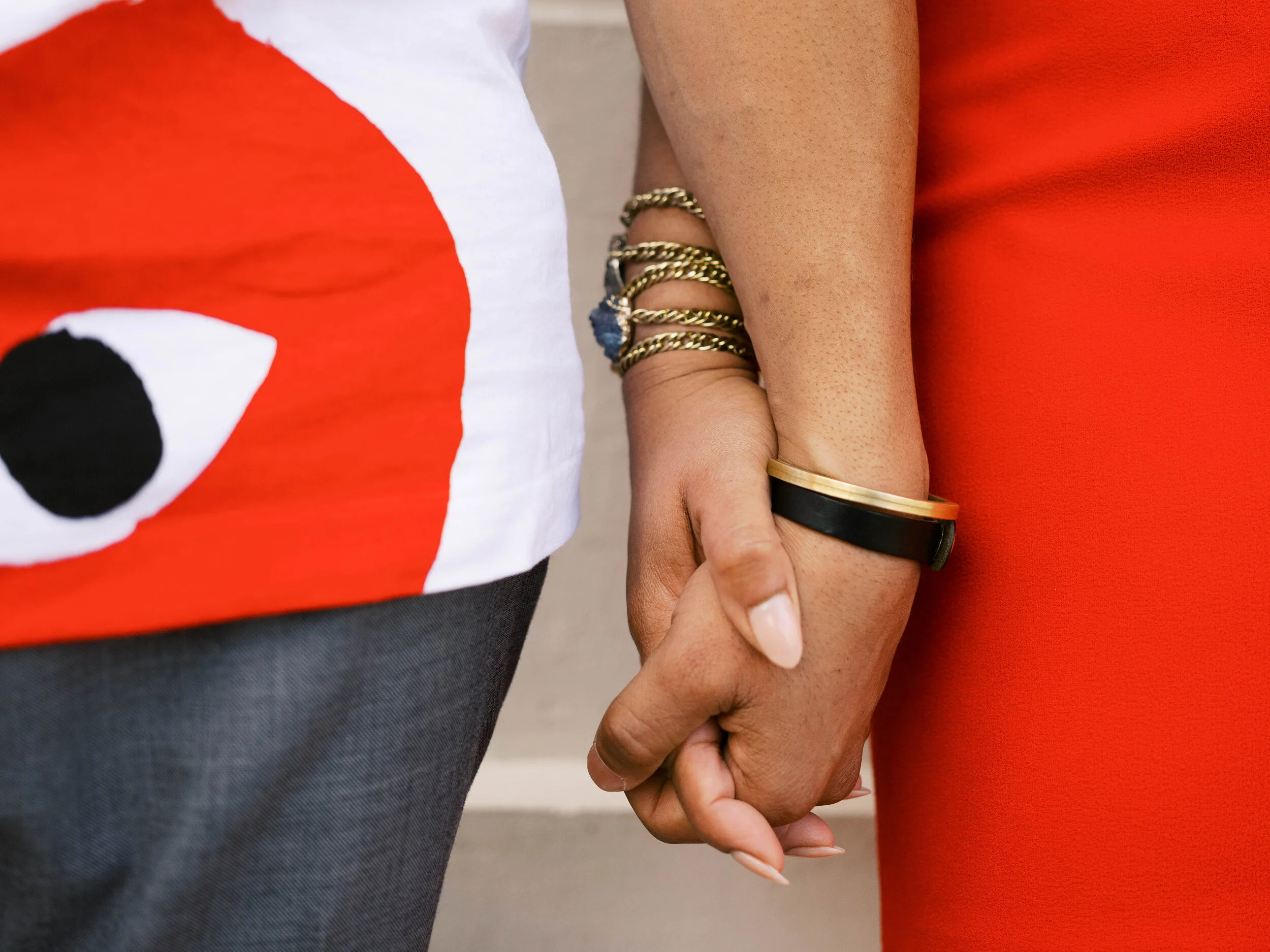 Engagement session and dancing in the park in the Baltimore neighborhood of Mount Vernon