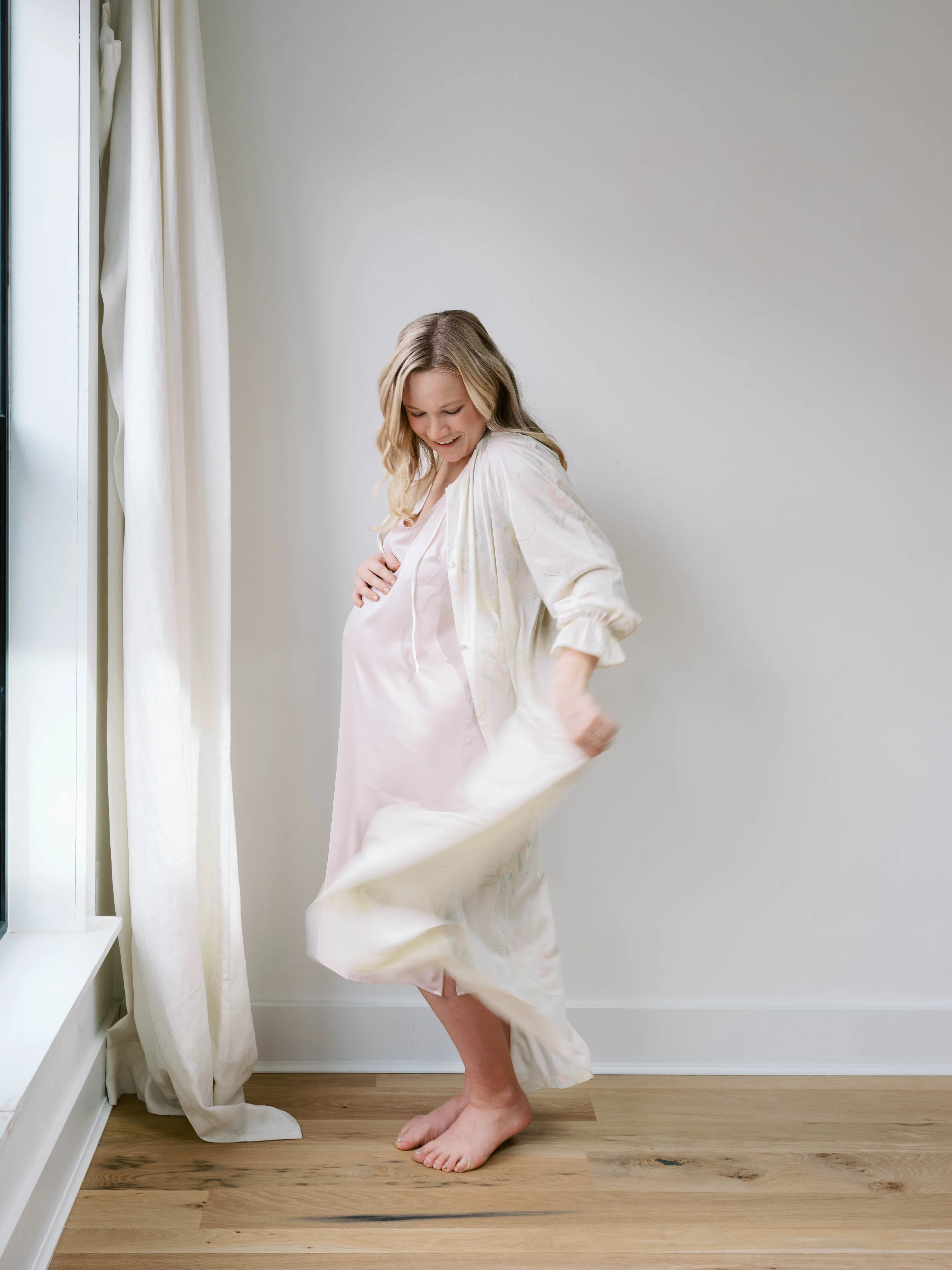 sweet maternity session on film in baltimore, maryland