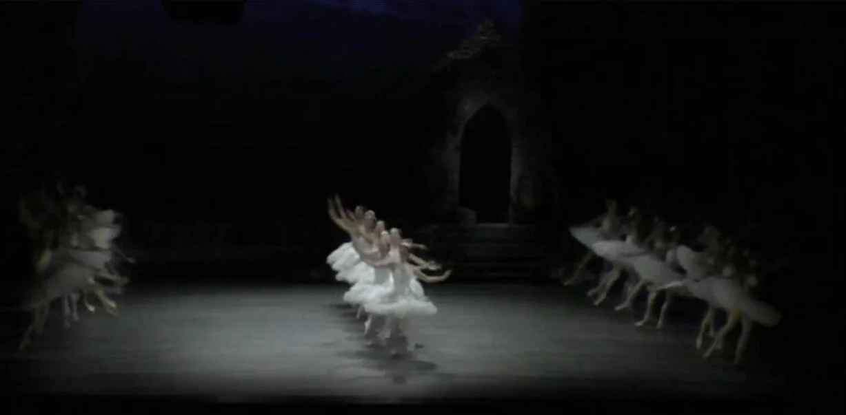 The central row of swan-maidens was designated by Lev Ivanov to be danced by students: thus affording valuable training to ballet-school students while enriching the texture of the choreography with different layers of proficiency. First night of Al…