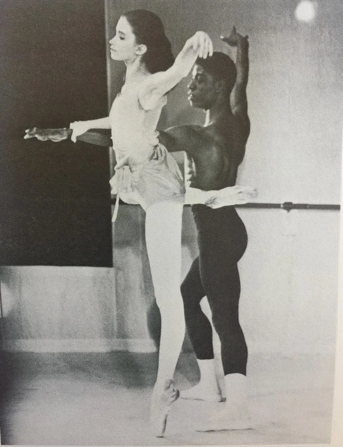 John Jones and Kay Mazzo, Ballets USA, 1961, in Jerome Robbins‘s “Afternoon of a Faun”
