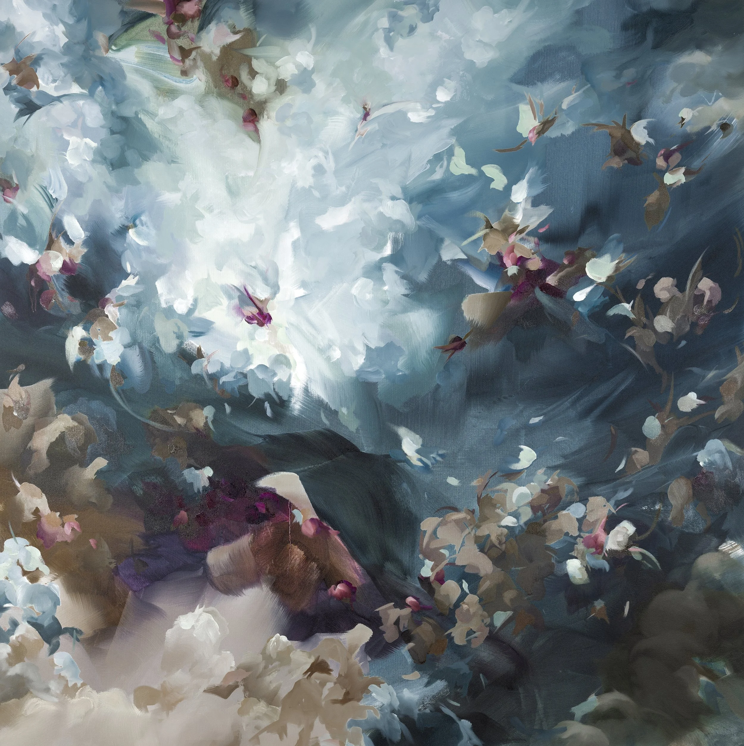 Amy Magee Eclats au Jardin Bleu Painting 2025.jpg