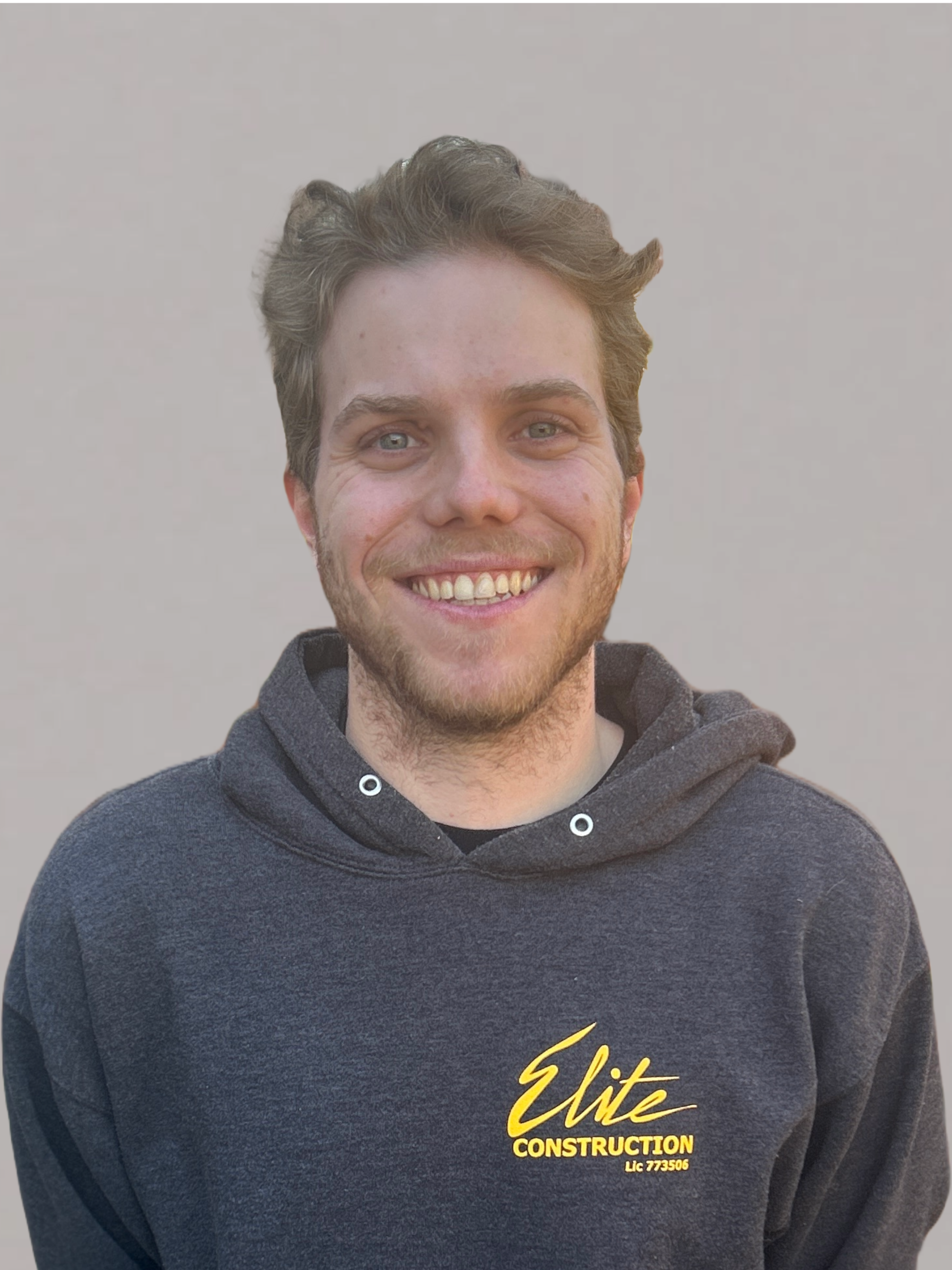 Headshot of Mason, Project Manager, ADU Division at Elite Construction in Santa Cruz.