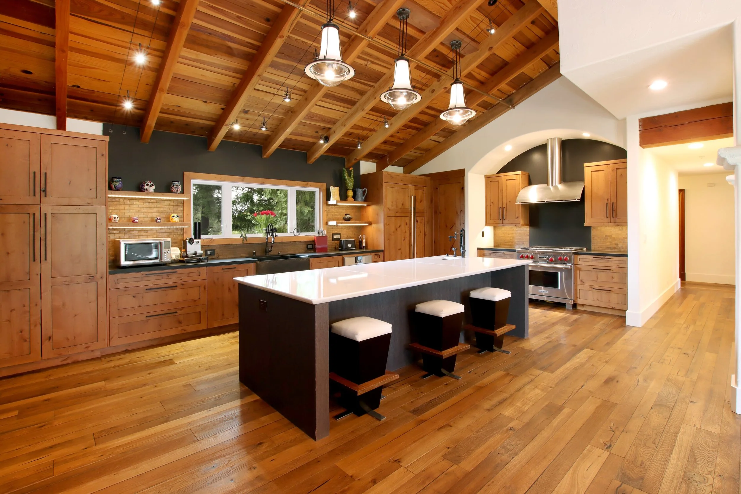 Rustic Contemporary Kitchen Remodel by Elite Construction Services Inc project photo