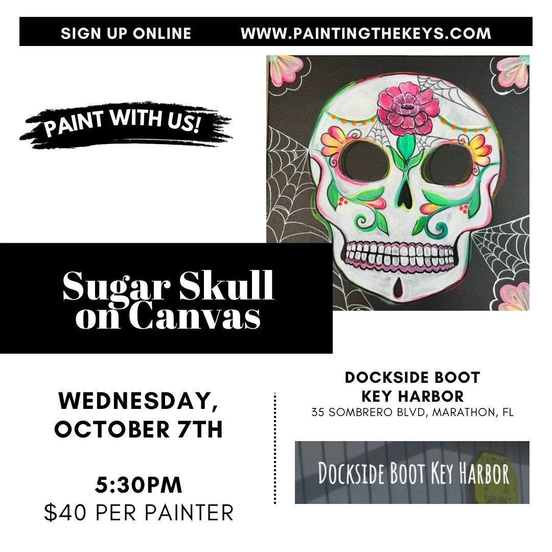 Dockside - Sugar Skull on Cavas - October7