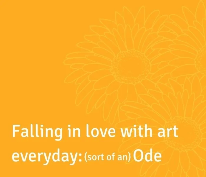 Falling in love with art everyday