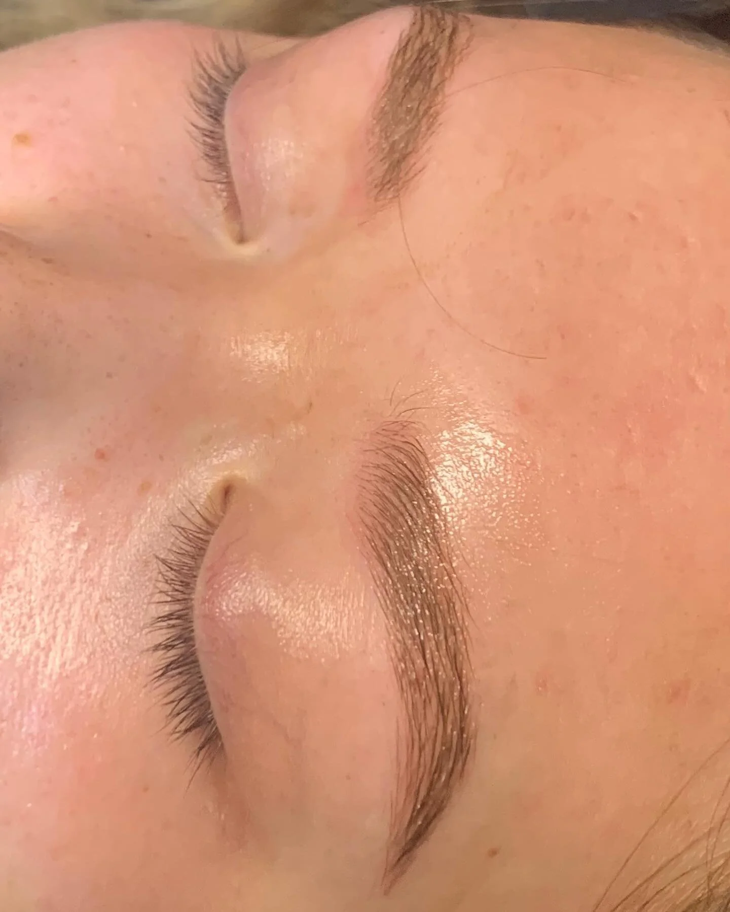 Microblading for this gorgeous gal! #microblading #permanentmakeup #atlanta #alpharetta #asianbrows #cosmetictattoo #permanenteyebrows #microbladingatlanta @purinktattoos