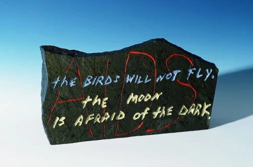 Stone Maquette for AIDS Poem