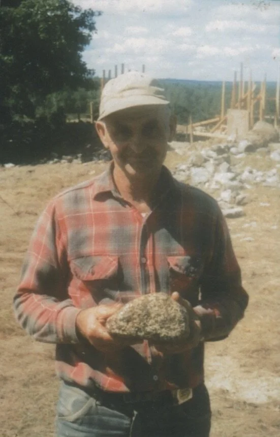 Merton Reynolds, the first mason I worked for c. 1969.