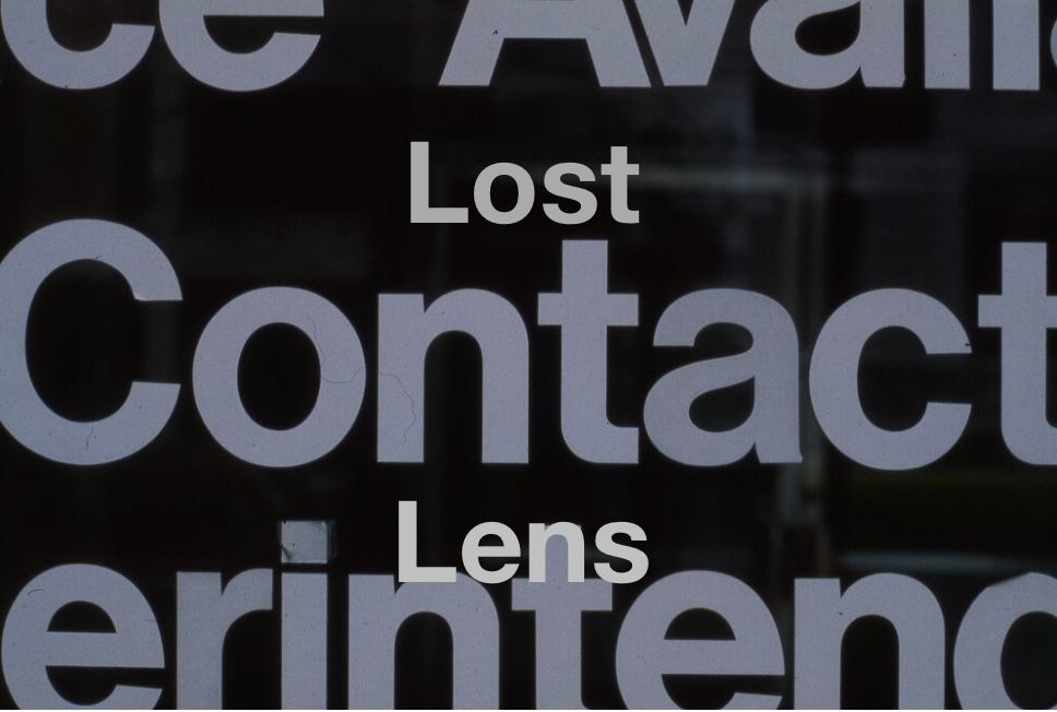 Lost Contact Lens