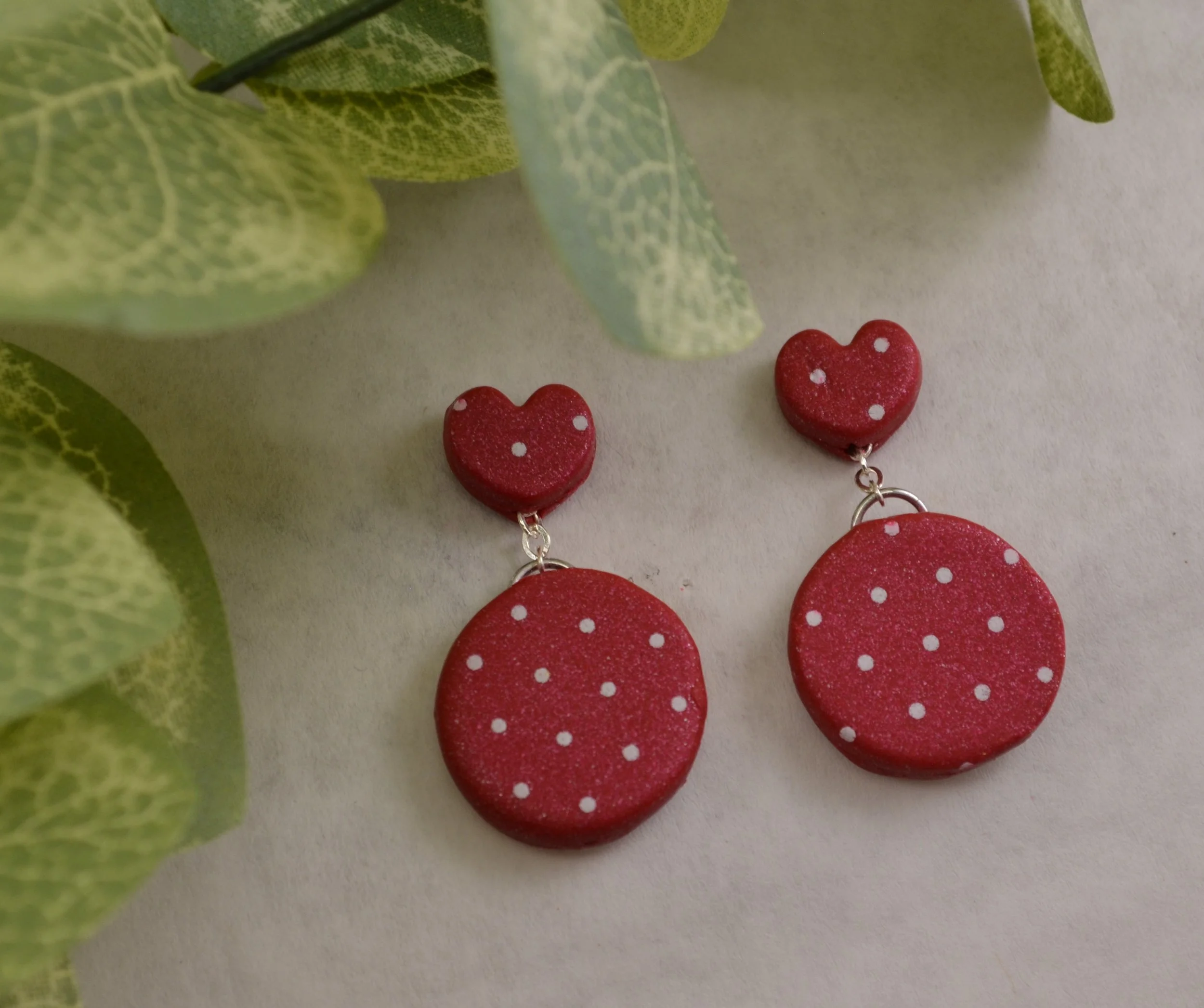 Earrings Red w Heart 1.JPG