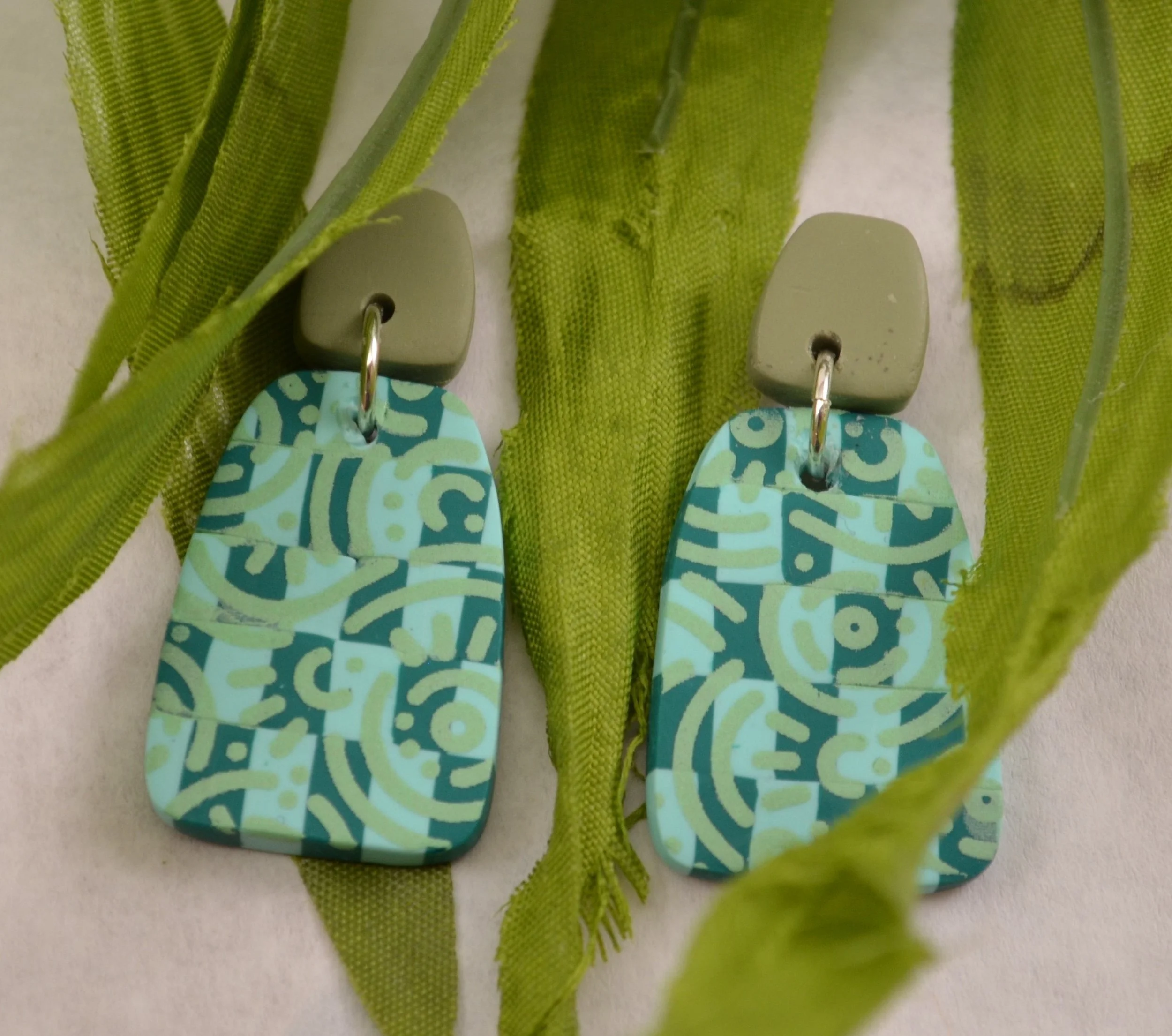 Earrings Checker with silk screen.JPG