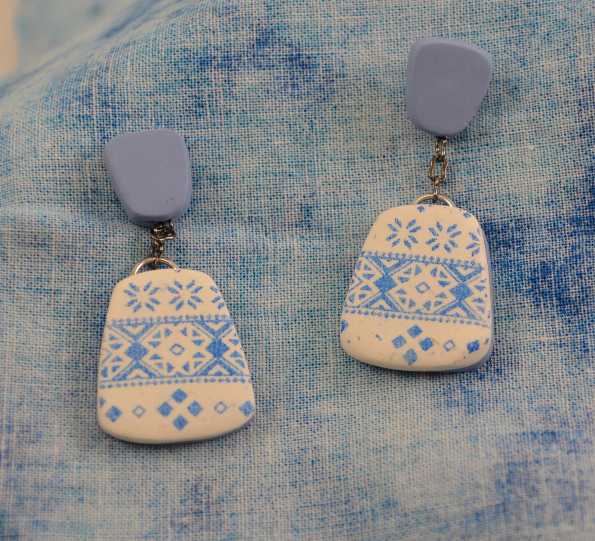 Whimsical Winter Knit Earrings