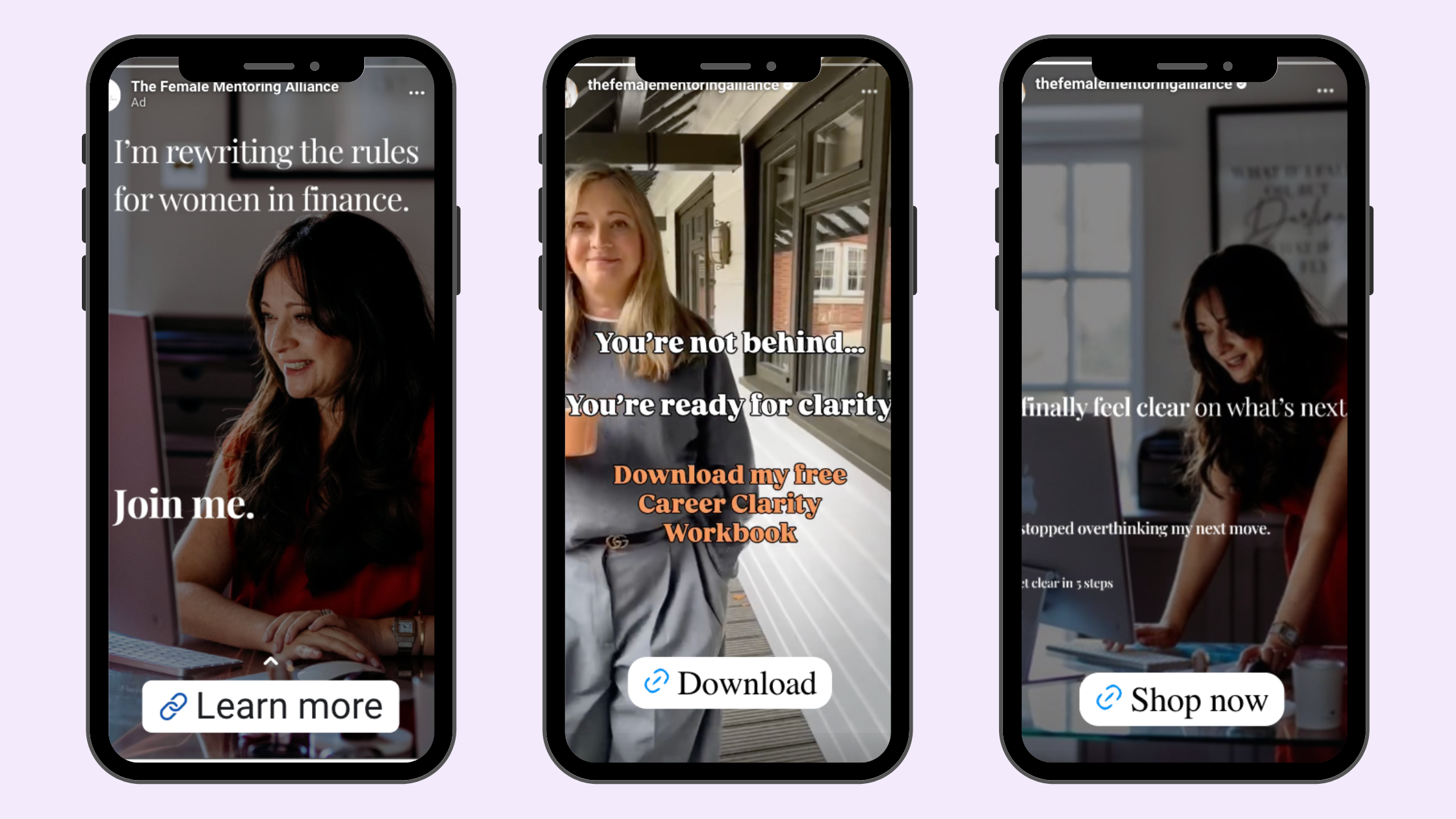 Ad Campaigns working across a range of objectives 