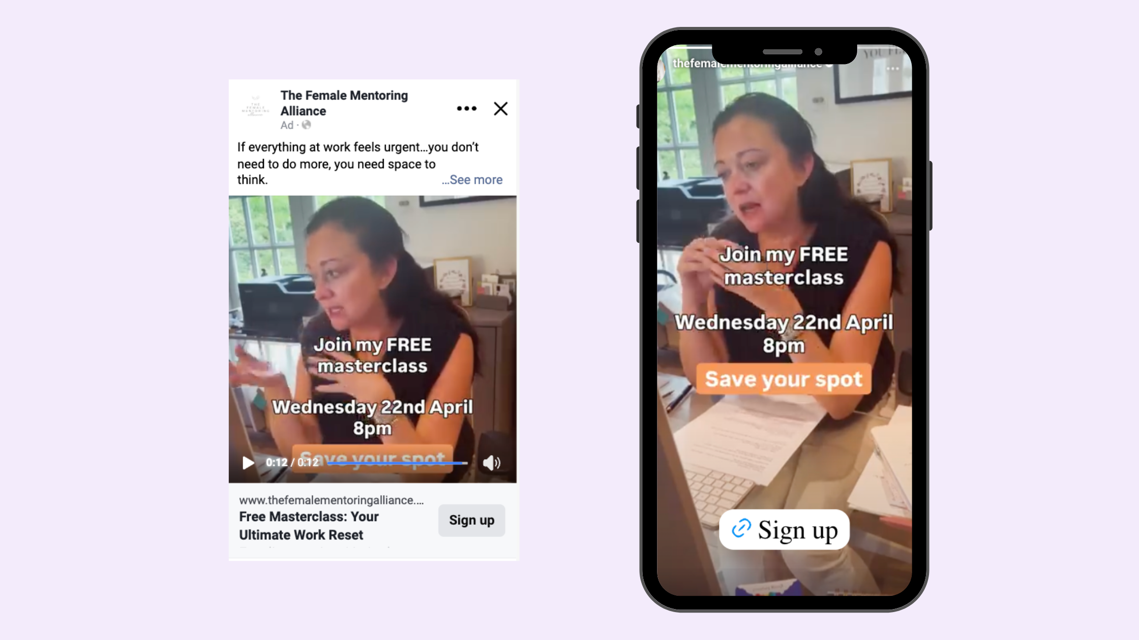 Webinar ad creatives 