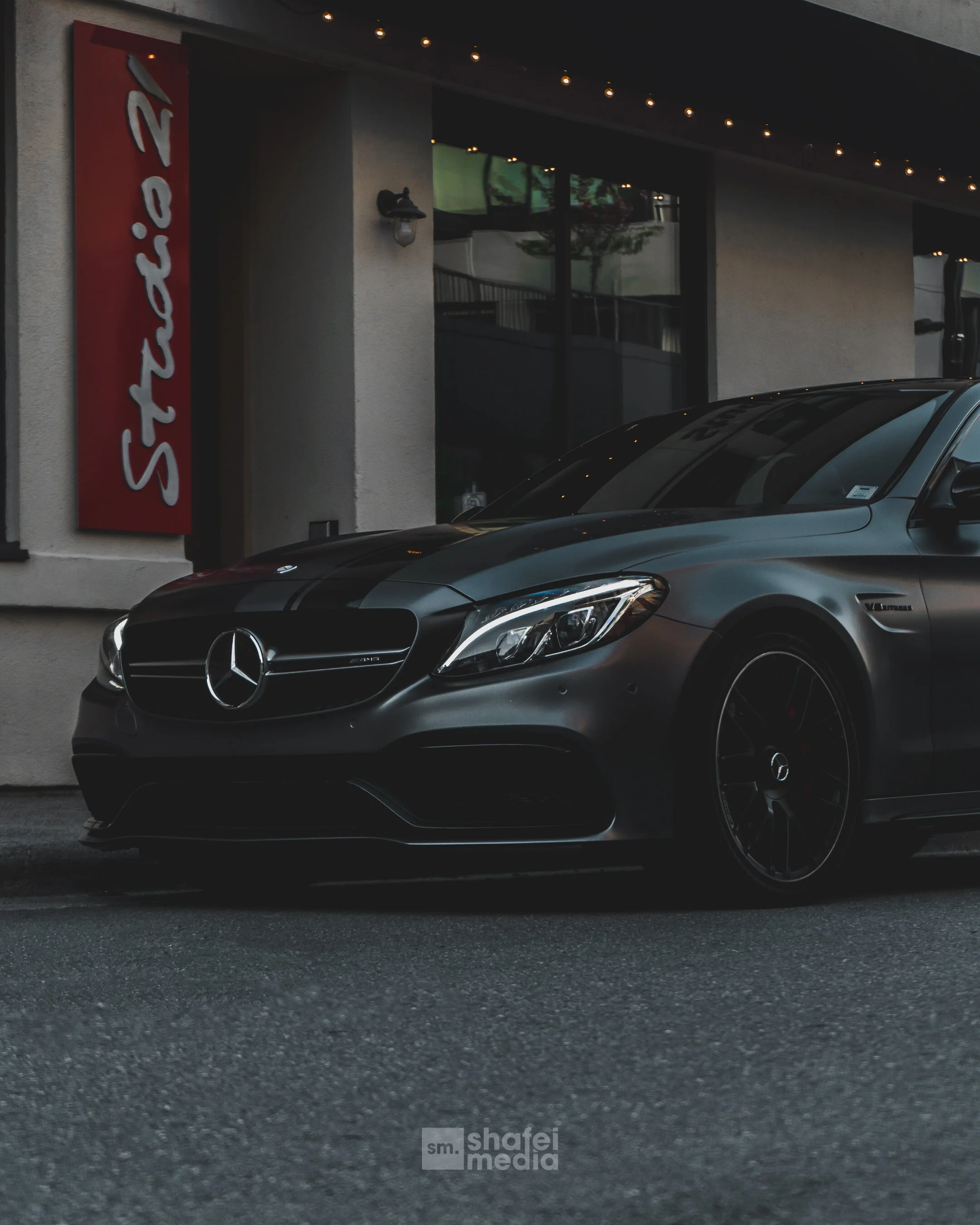 Mercedes C63s AMG photographed by Shafei Media