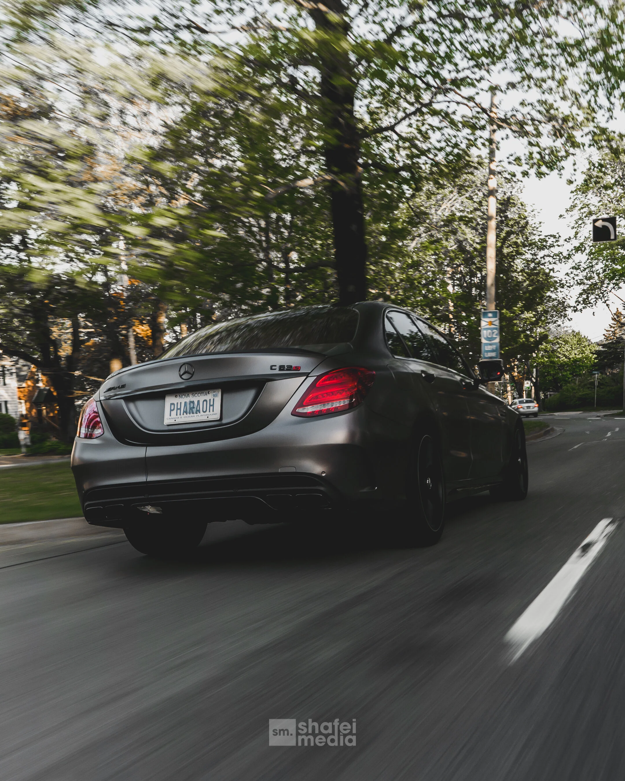 Mercedes C63s AMG photographed by Shafei Media