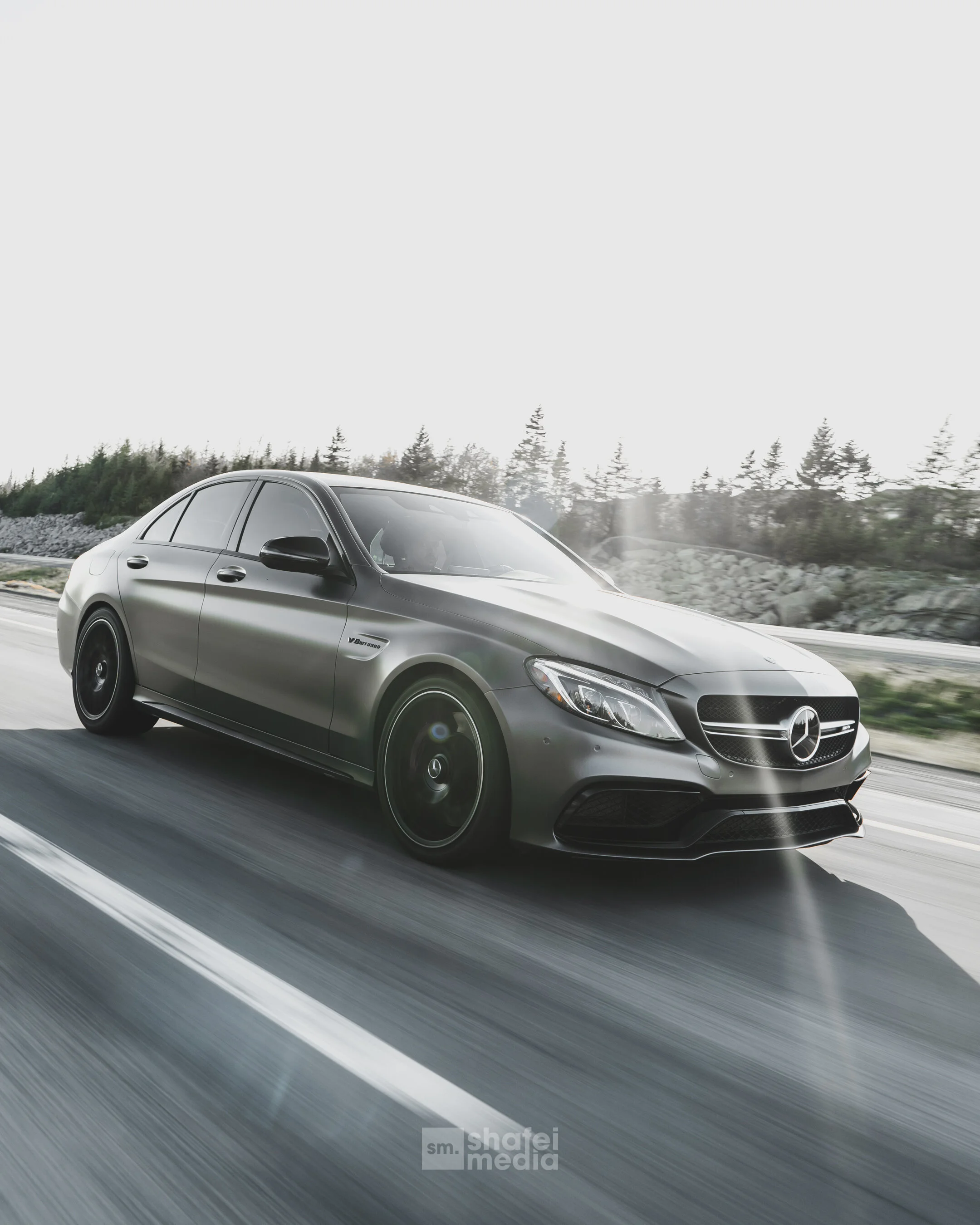 Mercedes C63s AMG photographed by Shafei Media