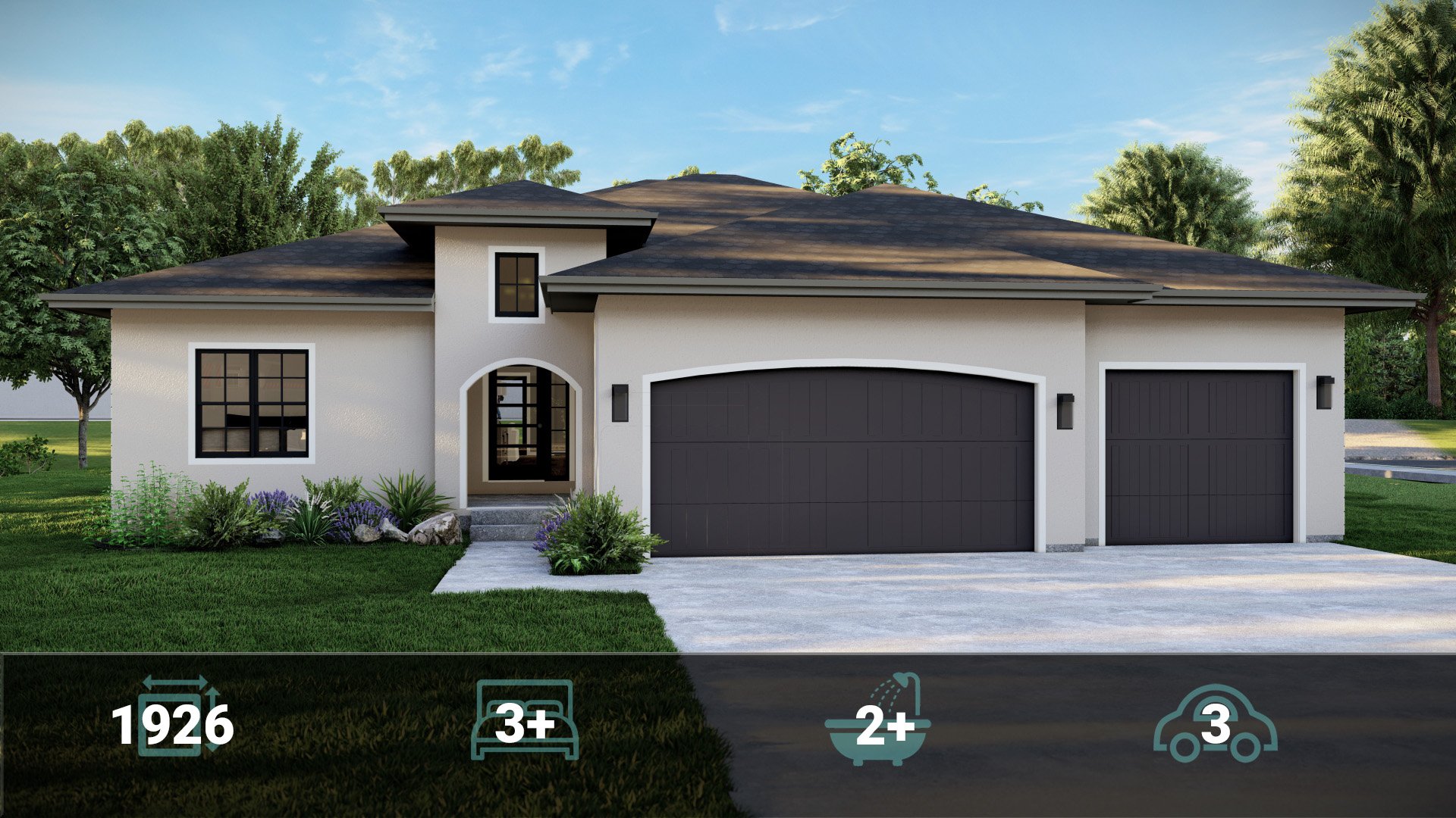 Alectrona 
 3+ Bed, 2+ Bath, 3 Garage, Ranch