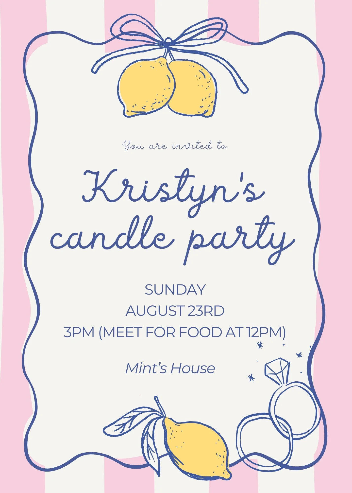 Kristyn's Bridal Candle Making Party