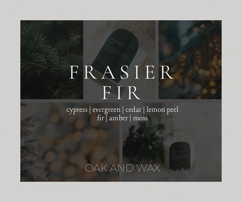 Meet the first three Holiday Home scents🎄

1. Frasier Fir - a classic, tried and true, loved year after year (if it ain&rsquo;t broke, don&rsquo;t fix it!) ☝🏽Fun fact about Frasier Fir, one year I tried a different manufacturer for my oils in this 