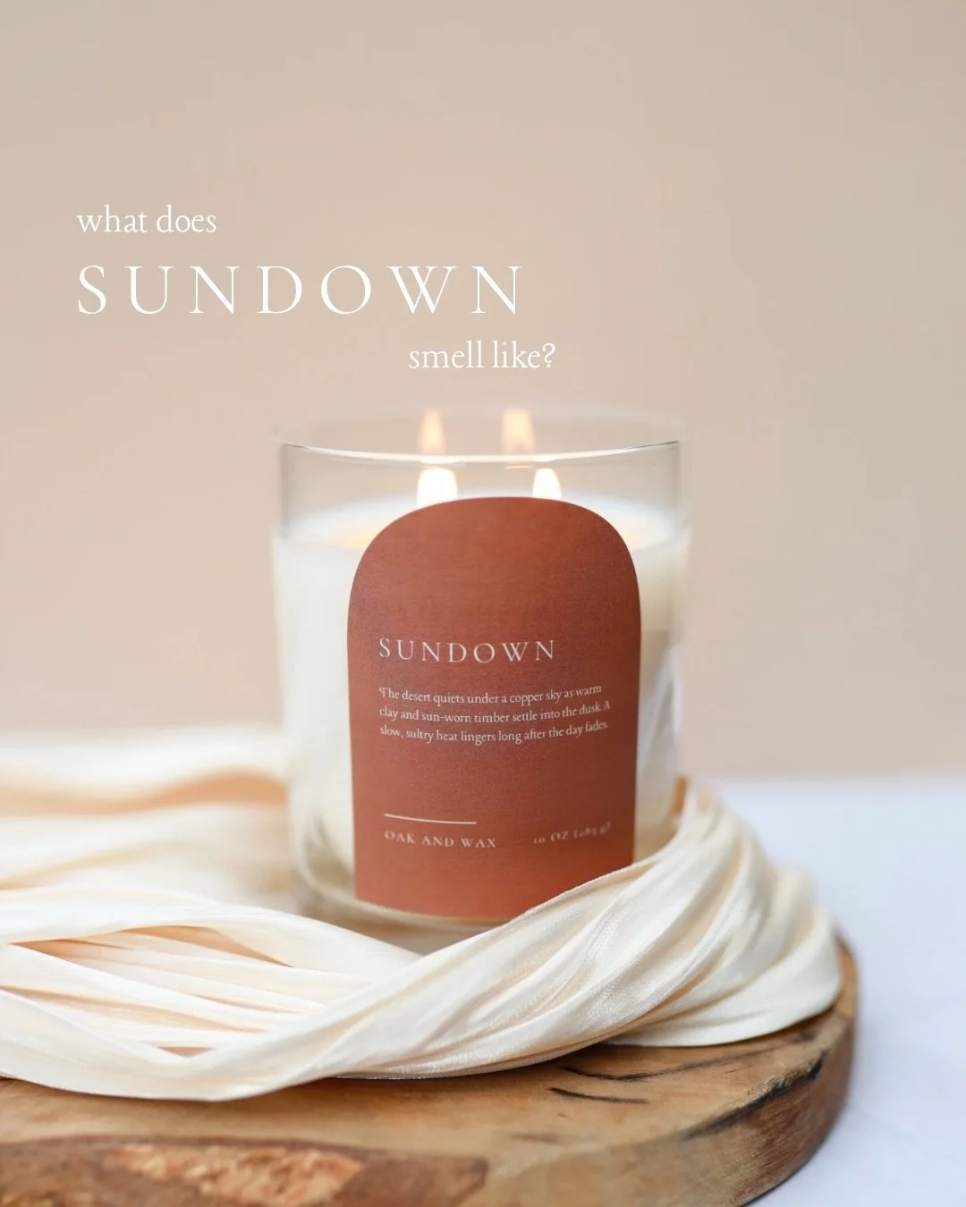 And it feels like hot summer nights, cozy blankets, watching the sunset, bonfires and coming home🤎