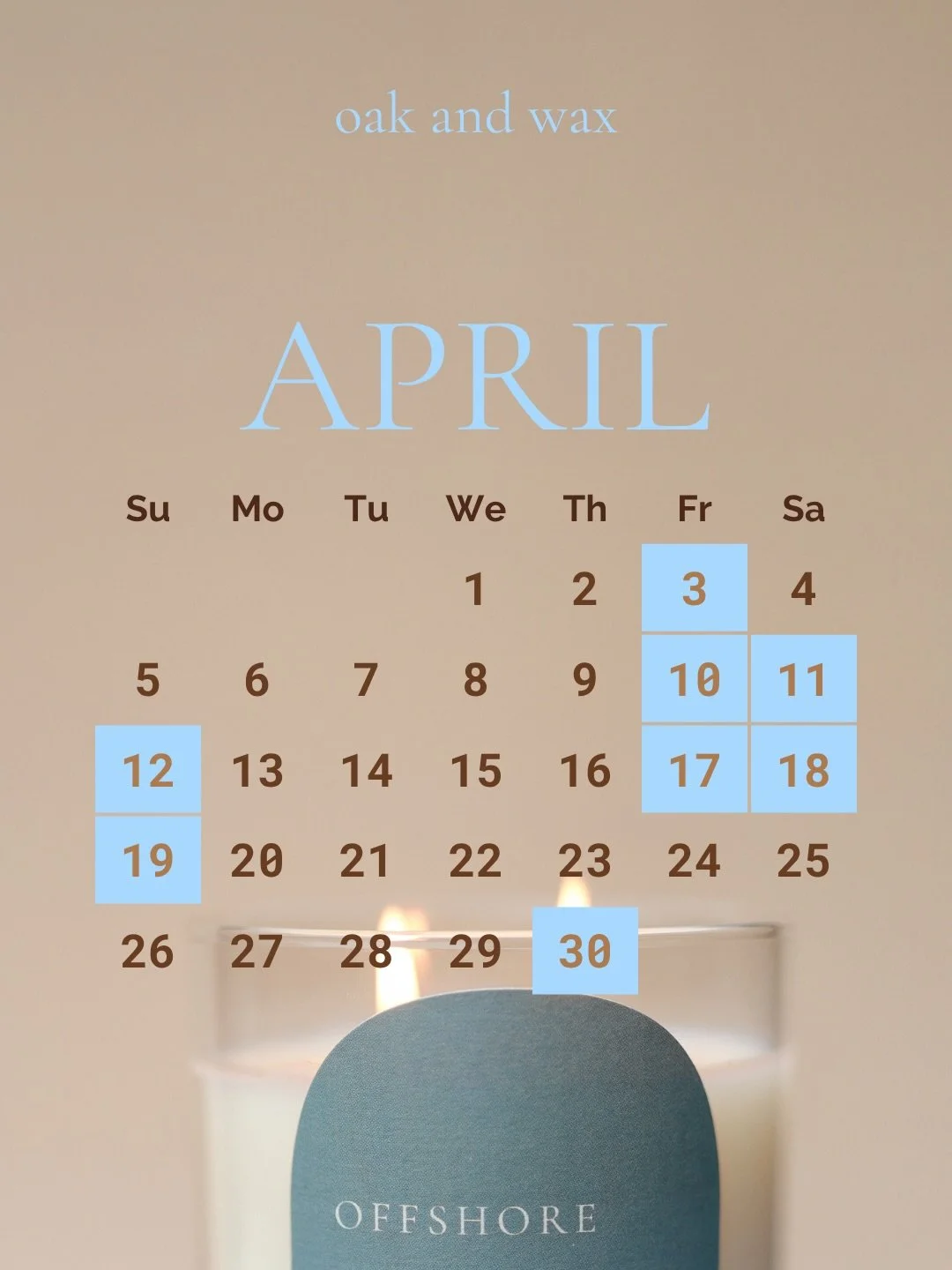 Our April is booked and as you can tell we have LOTS of fun coming your way this month!

☕️ Our &ldquo;monthly moments&rdquo; limited edition release will arrive online only Friday April 3rd. Set your alarms because this scent will only be available 