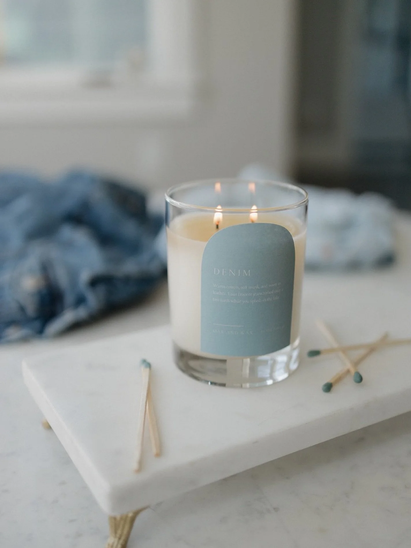 What kind of overalls does Mario wear?
Denim, denim, denim!👖

Ok, if you got past that cheesy joke then let me tell you about our new scent&hellip;
Denim is that fresh and clean, &ldquo;mom just cleaned the kitchen don&rsquo;t touch&rdquo; scent. Bl