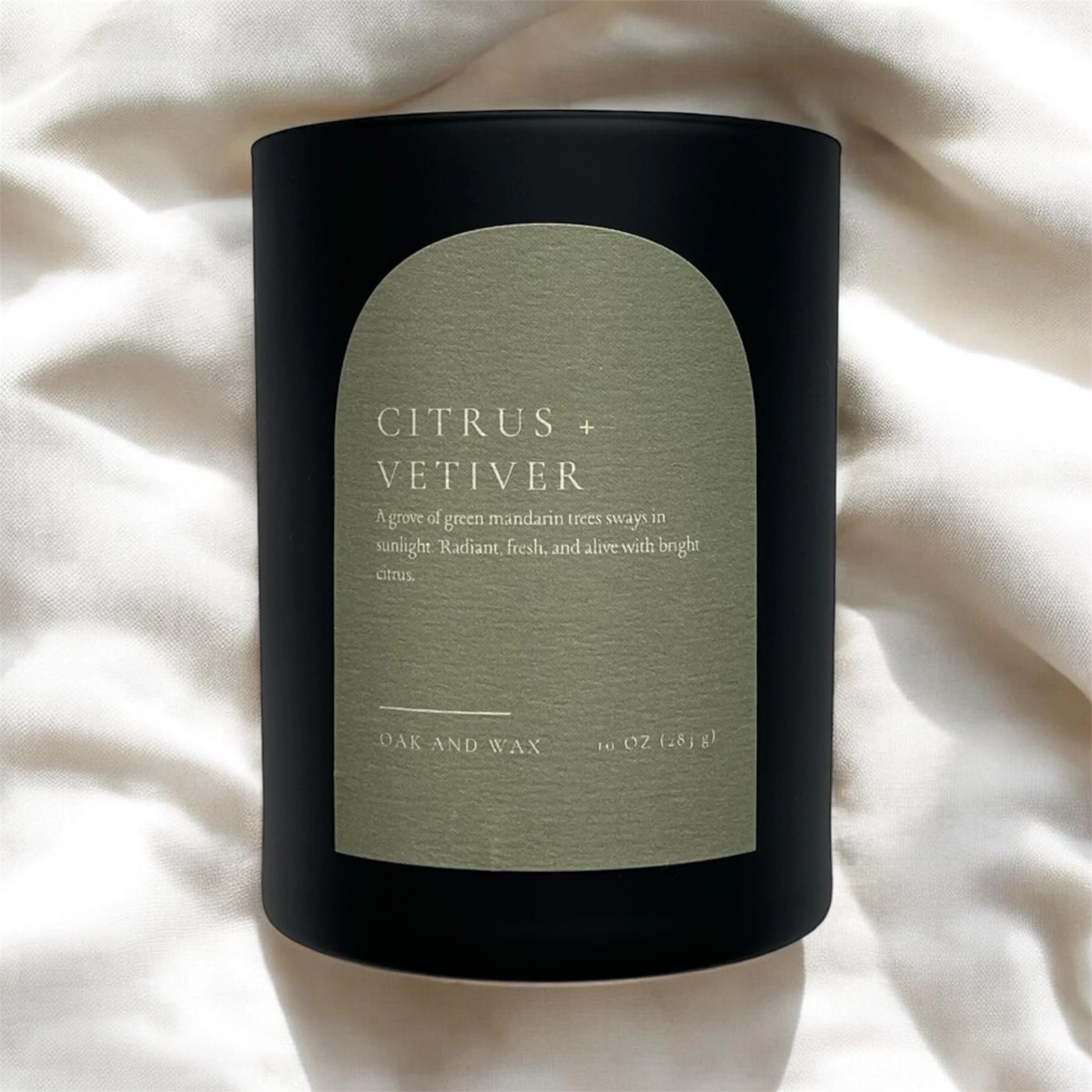 Citrus + Vetiver Limited Edition Matte Black - 10 oz