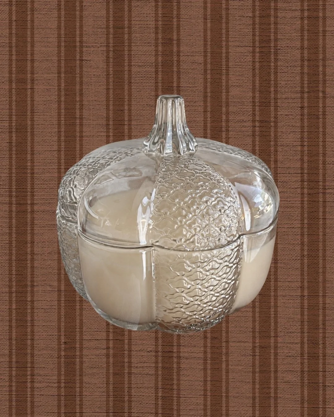 Clear Heirloom Pumpkin Candle