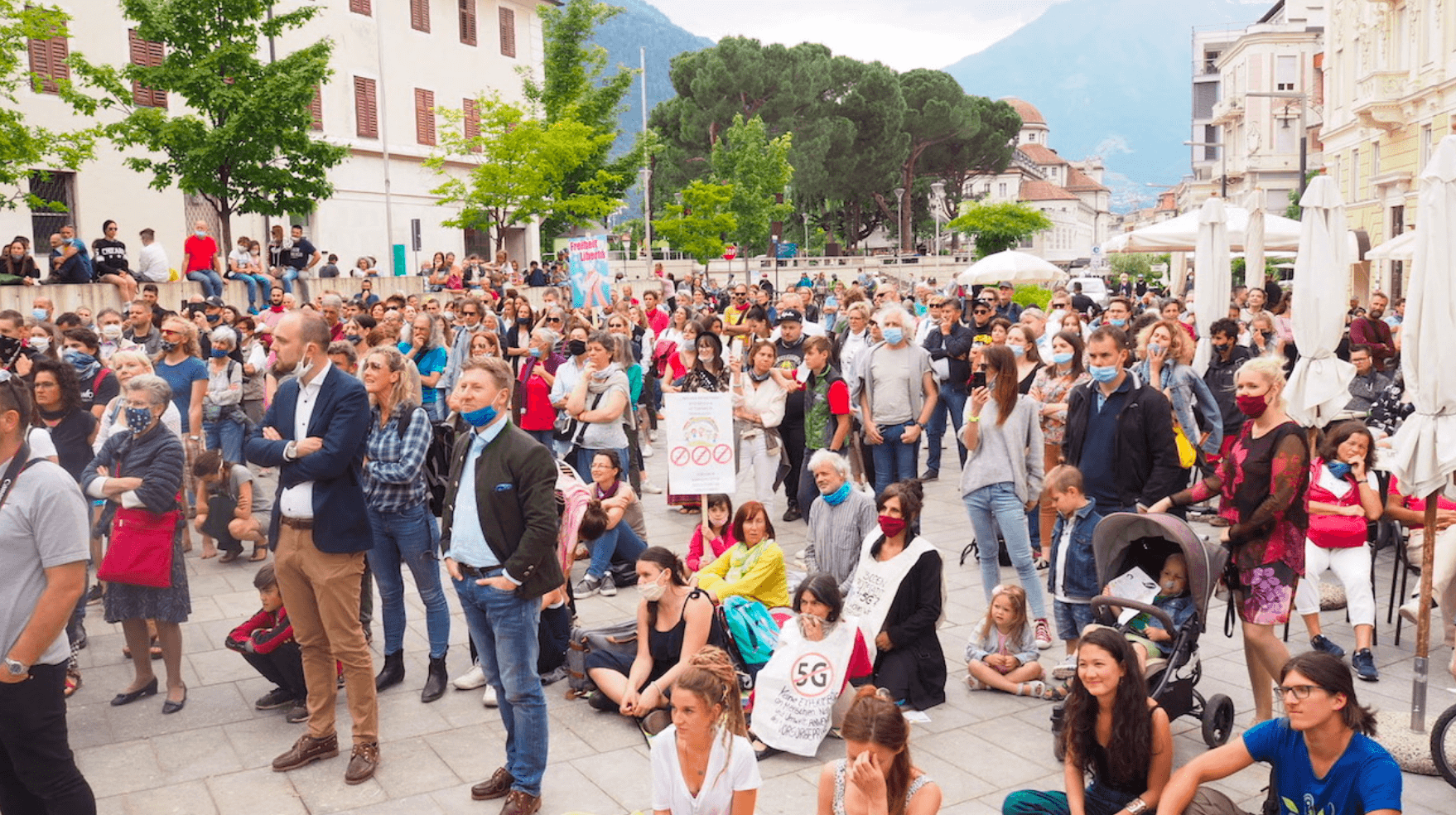 25.07.2020: Zahlreiche Teilnehmer bei unserer ersten  Demo in Meran