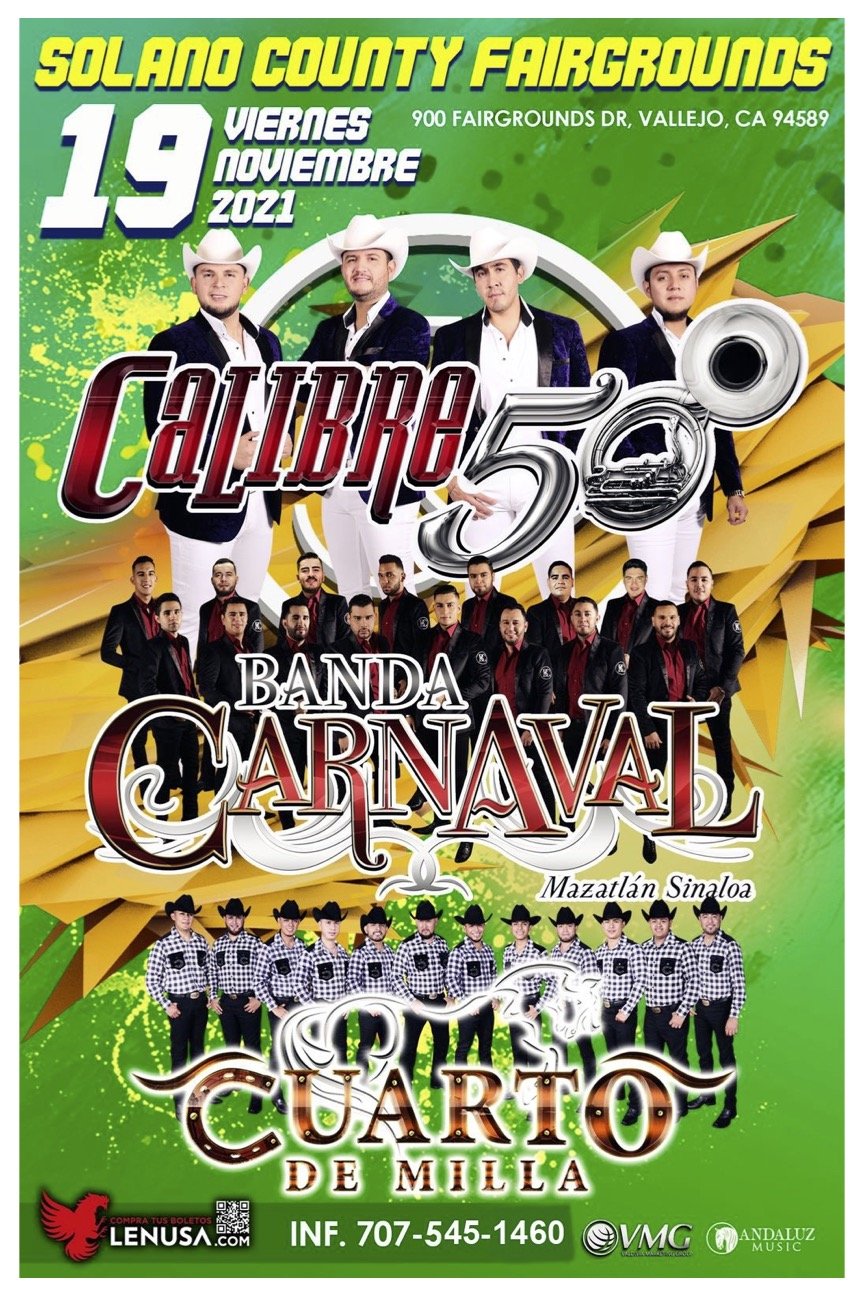 Calibre 50 and Banda Carnaval — Visit Vallejo