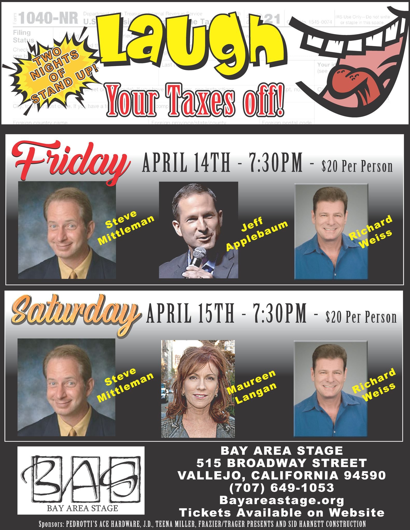 Laugh Your Taxes Off Comedy Show
