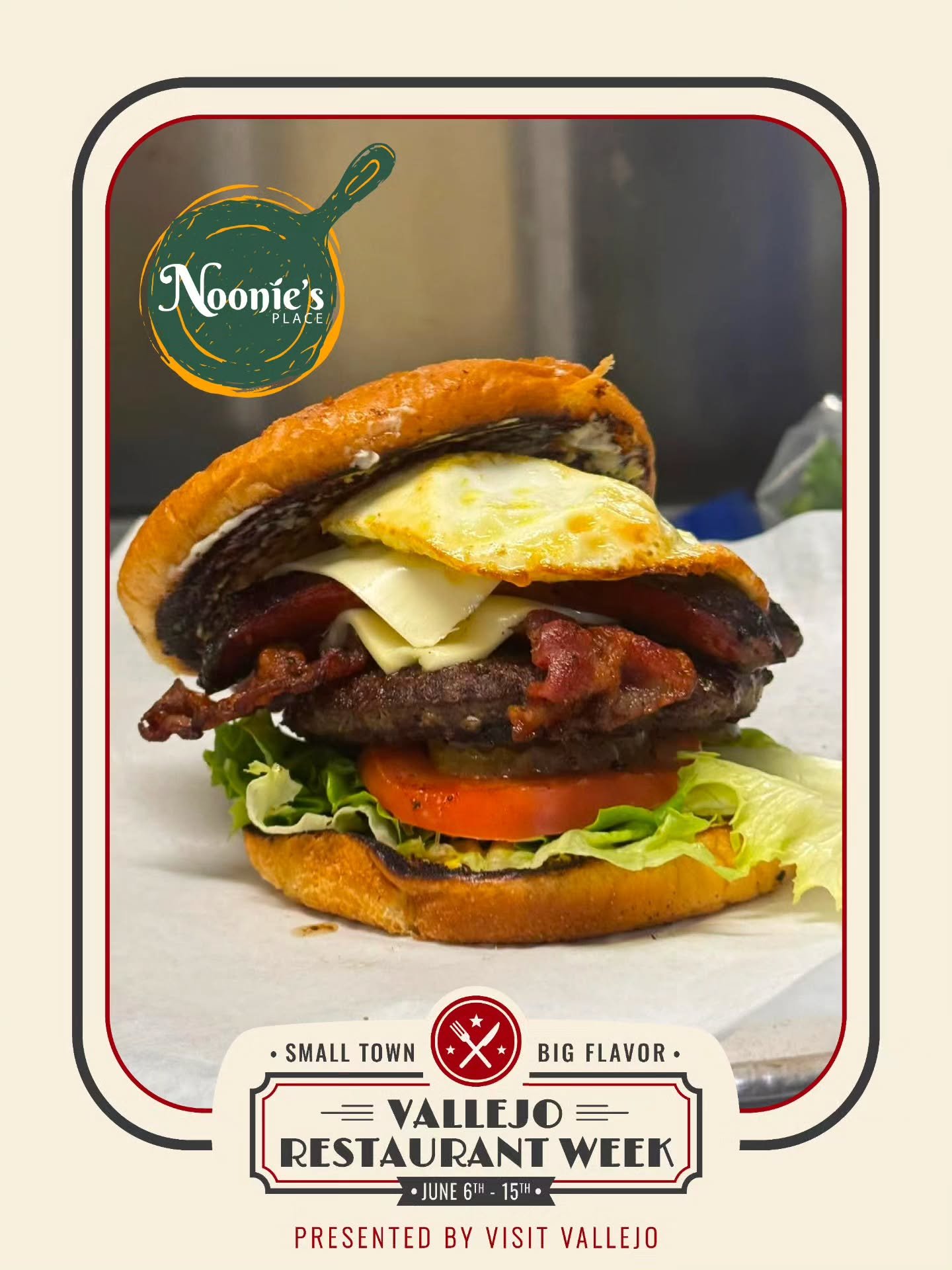 @nooniesplace707 serves up soul food that warms the heart. From oxtails to fried catfish, it's comfort food at its finest.

📍 2300 Sonoma Blvd

🍽️ Restaurant Week Special: Vallejo Bird Fried Chicken Sandwich with Side for $16

#VallejoRestaurantWee