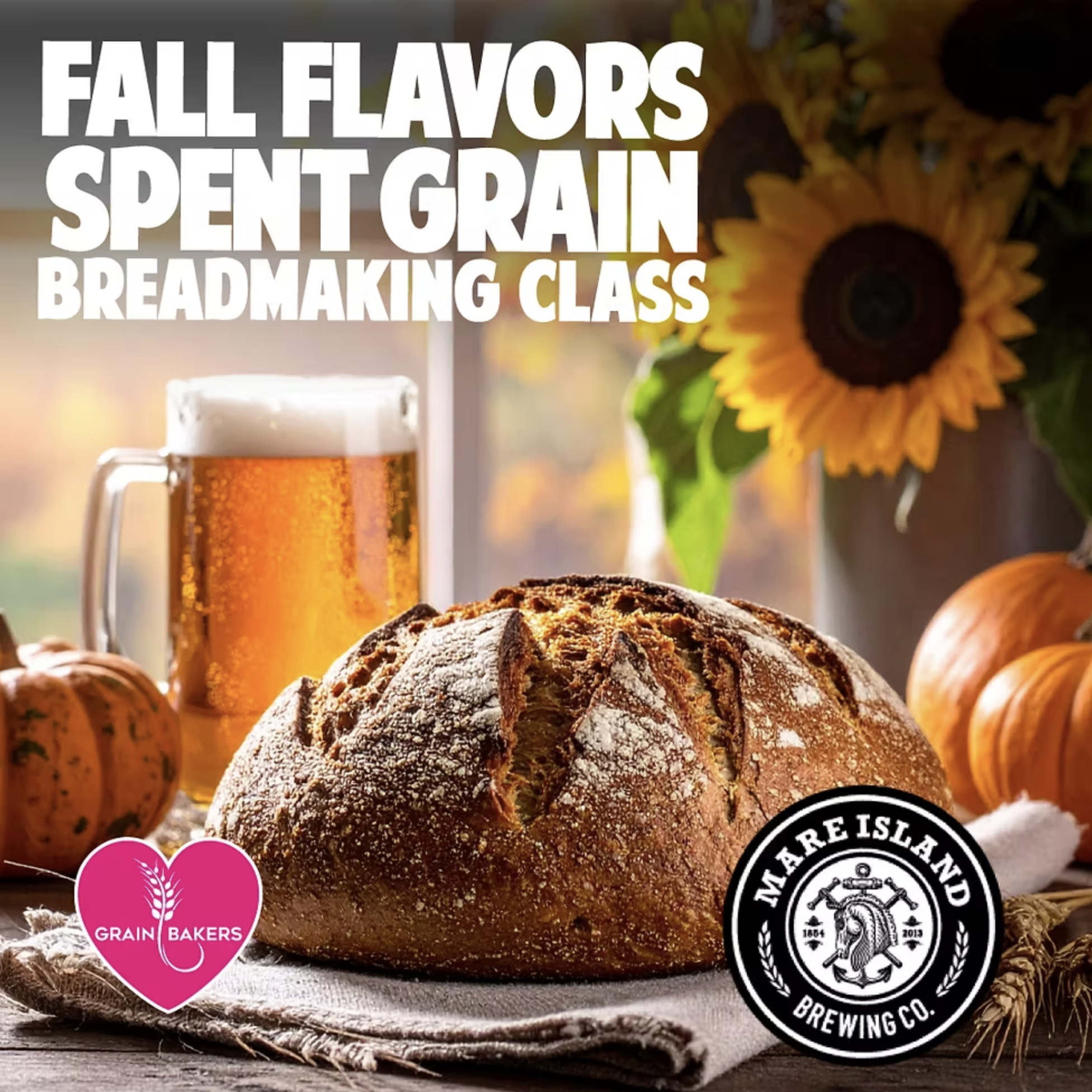 Fall Flavors Spent Grain Breadmaking Class