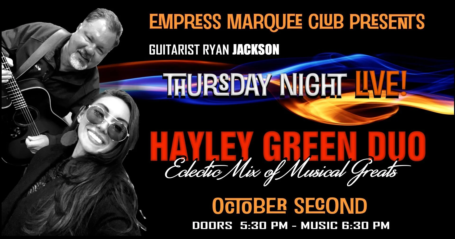 Hayley Green Duo: Eclectic Mix of Musical Greats