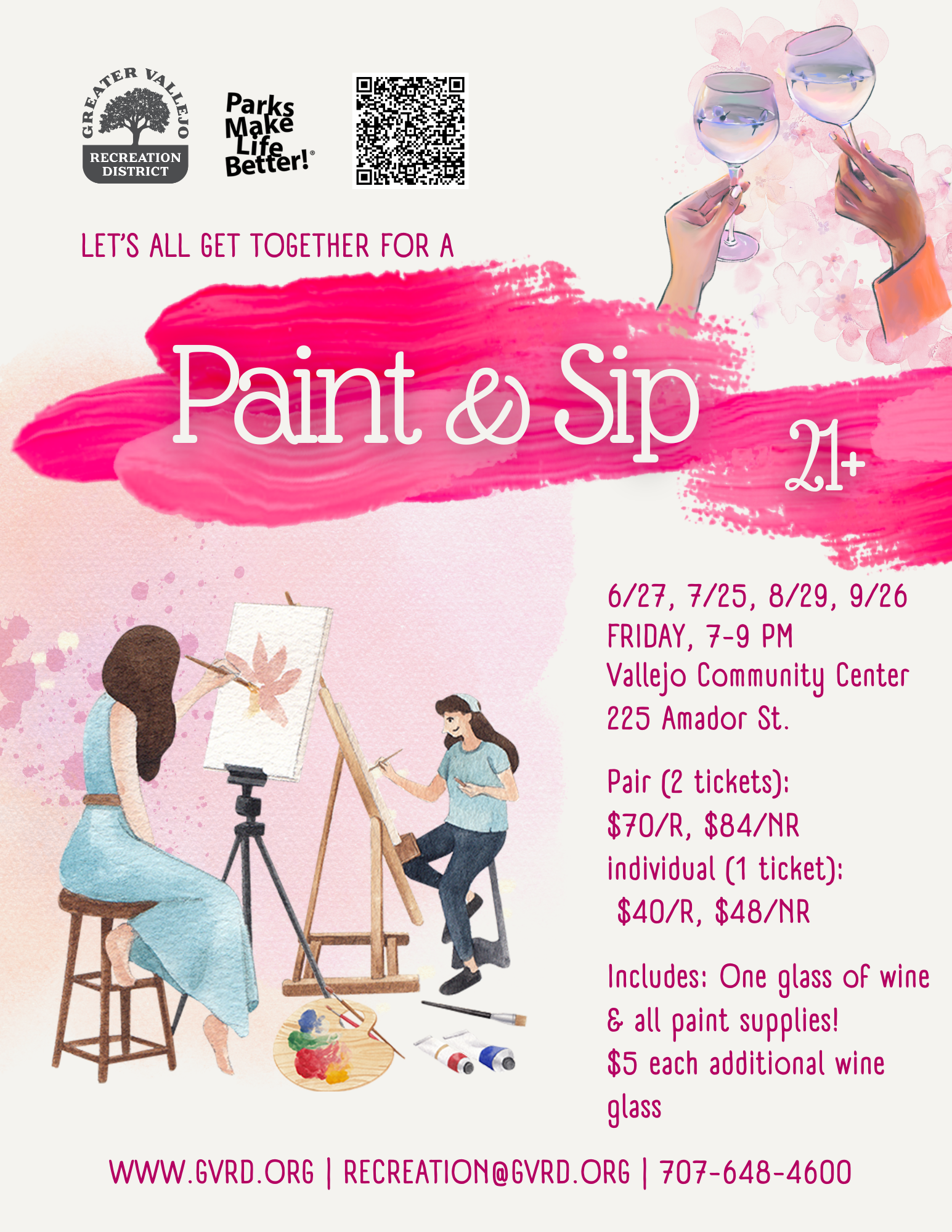 Paint & Sip - Misty Forest