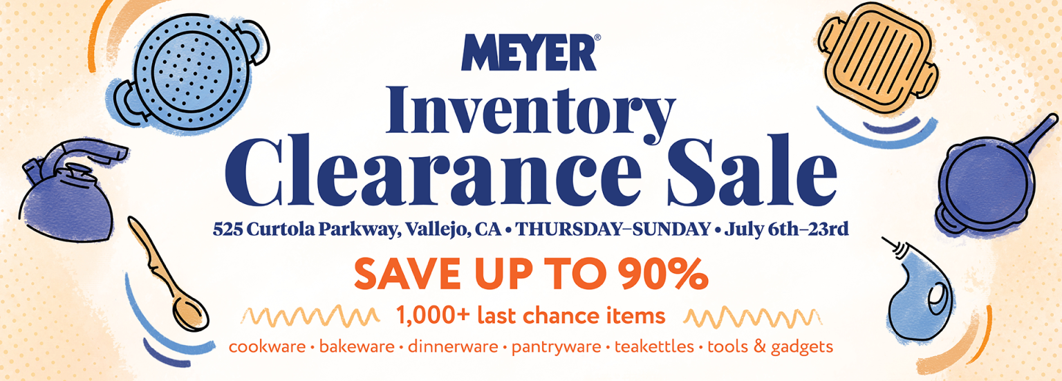 Meyer Summer Inventory Clearance Sale — Visit Vallejo