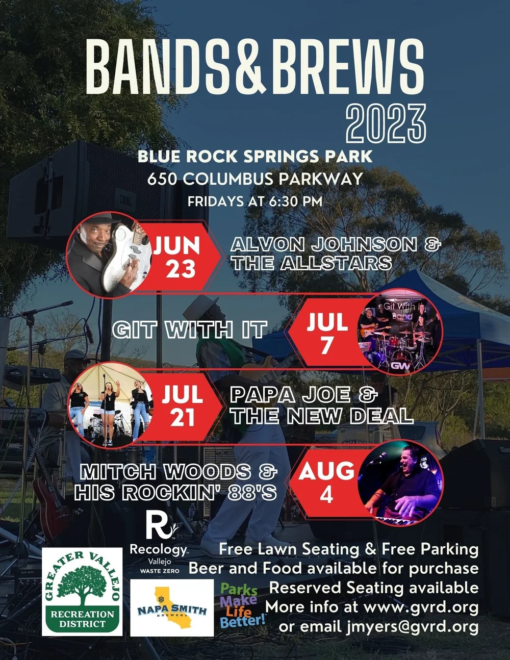 Bands and Brews Mitch Woods & His Rockin’ 88’s — Visit Vallejo