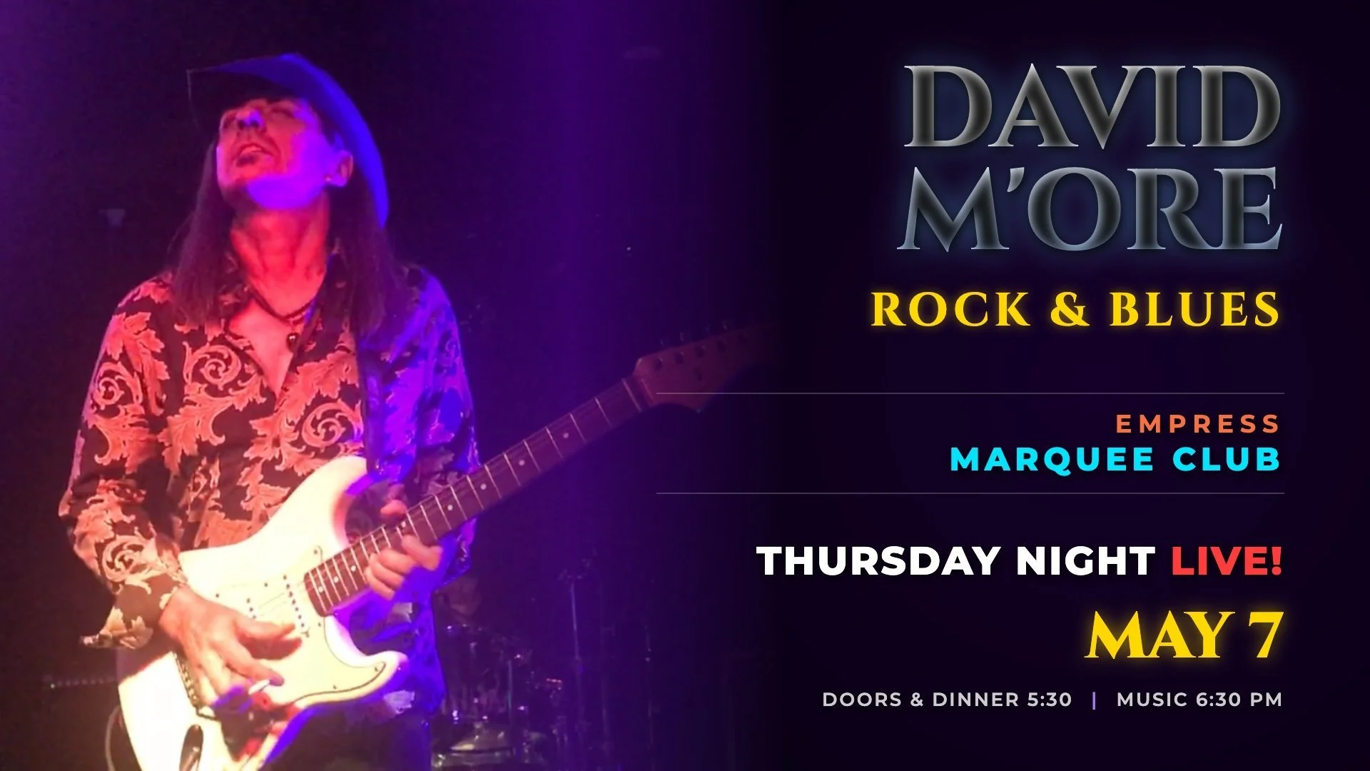 David M'ore: Rock & Blues