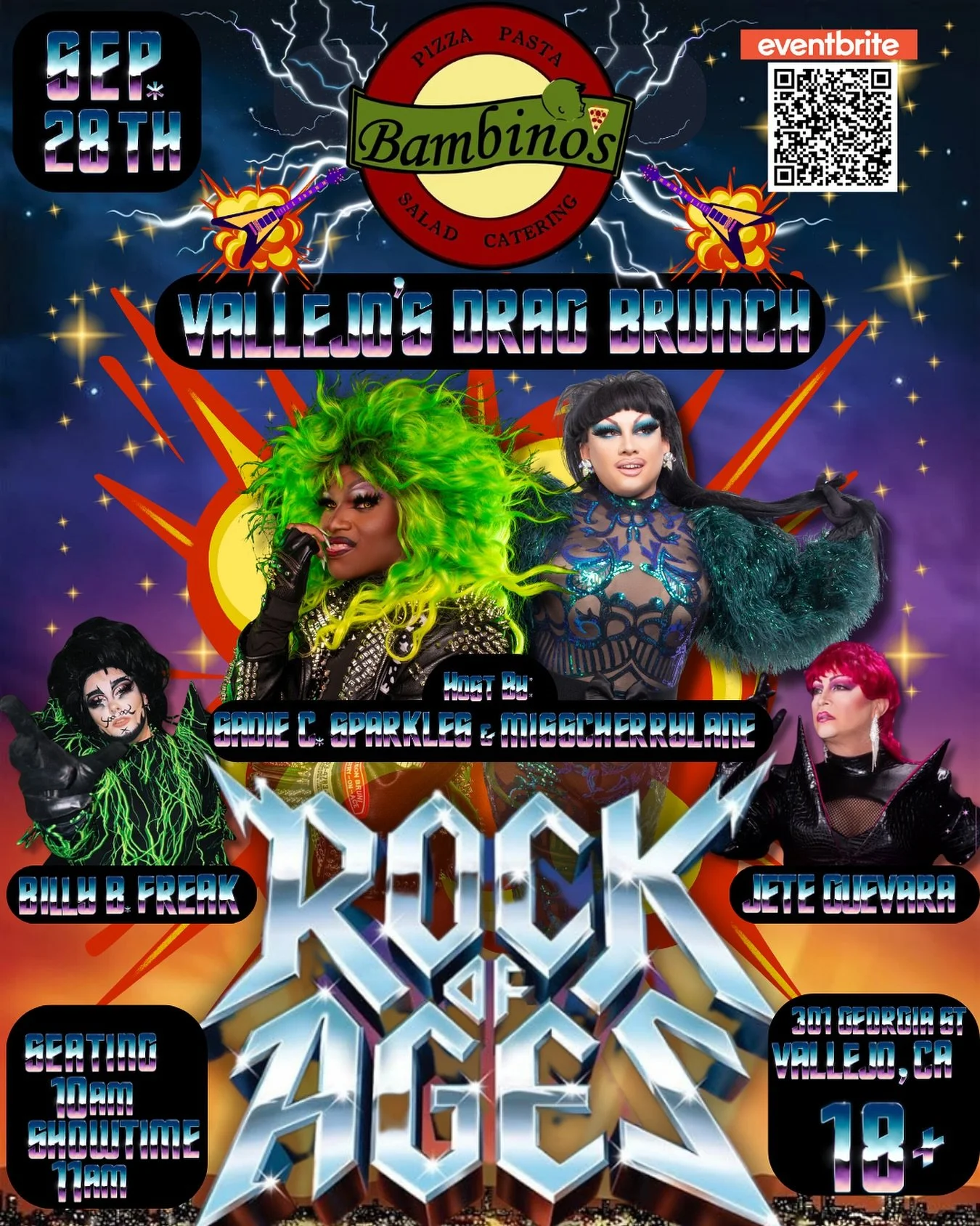 Rock of Ages Drag Brunch @ Bambino's